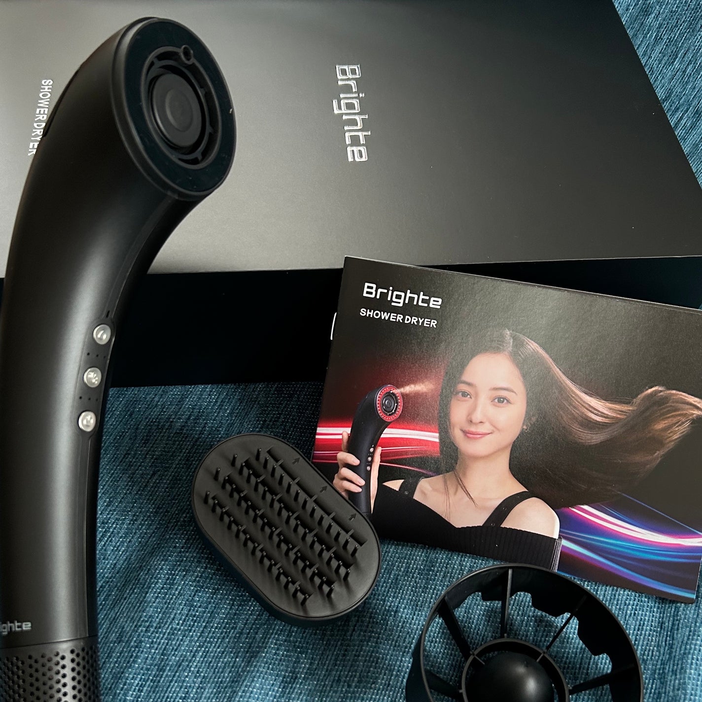 SHOWER DRYER/Brighte/ドライヤーを使ったクチコミ(1枚目)