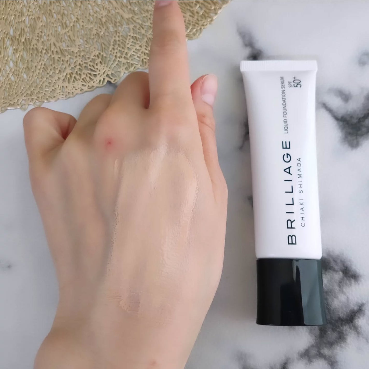 セッティング リキッドファンデーション セラム/ブリリアージュ/リキッドファンデーションを使ったクチコミ(6枚目)