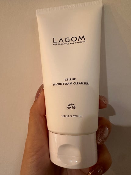 マイクロフォーム クレンザー(夜用洗顔)/LAGOM /クレンジングクリームを使ったクチコミ(3枚目)