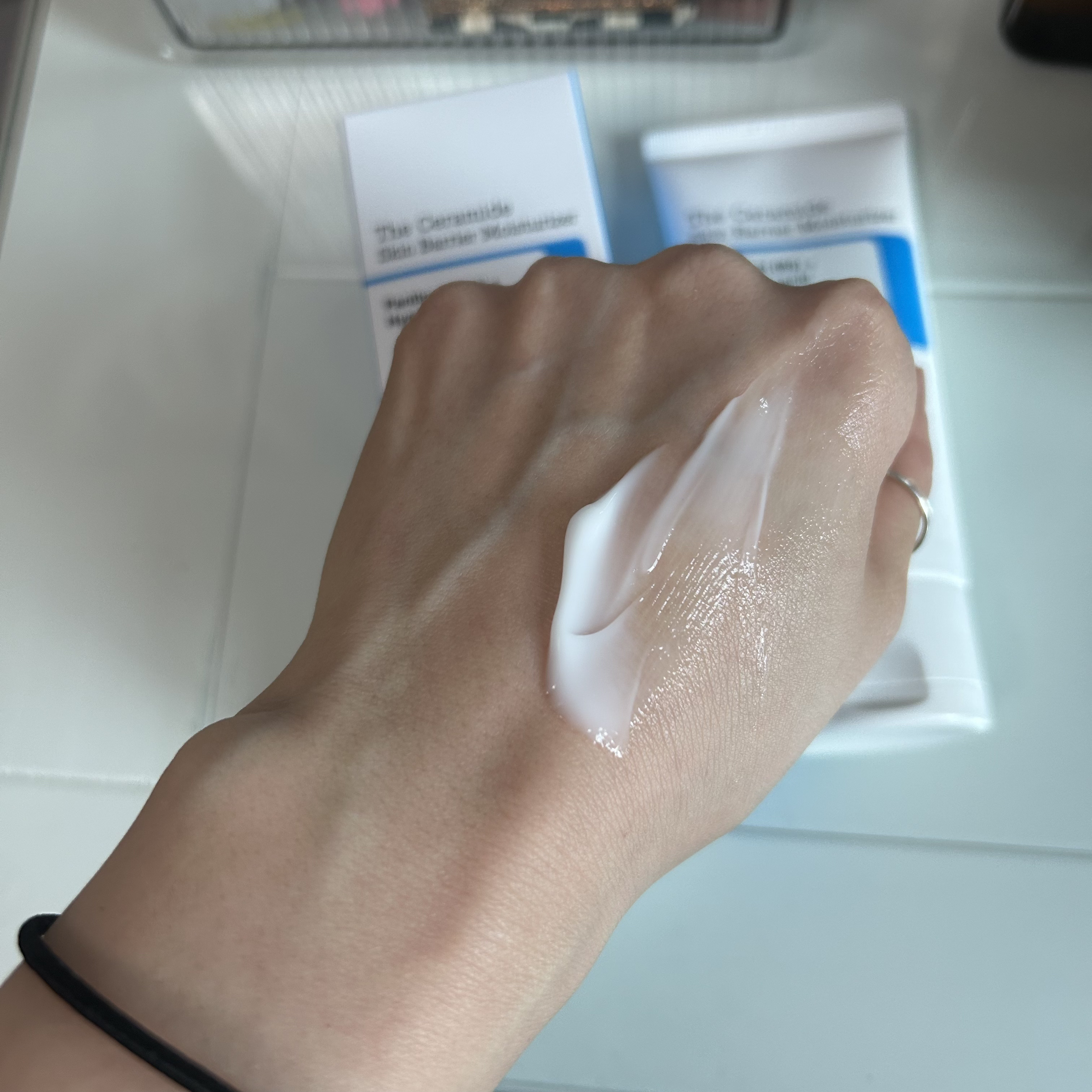 RXザ・セラミドスキンバリアモイスチャライザー/COSRX/フェイスクリームを使ったクチコミ（3枚目）