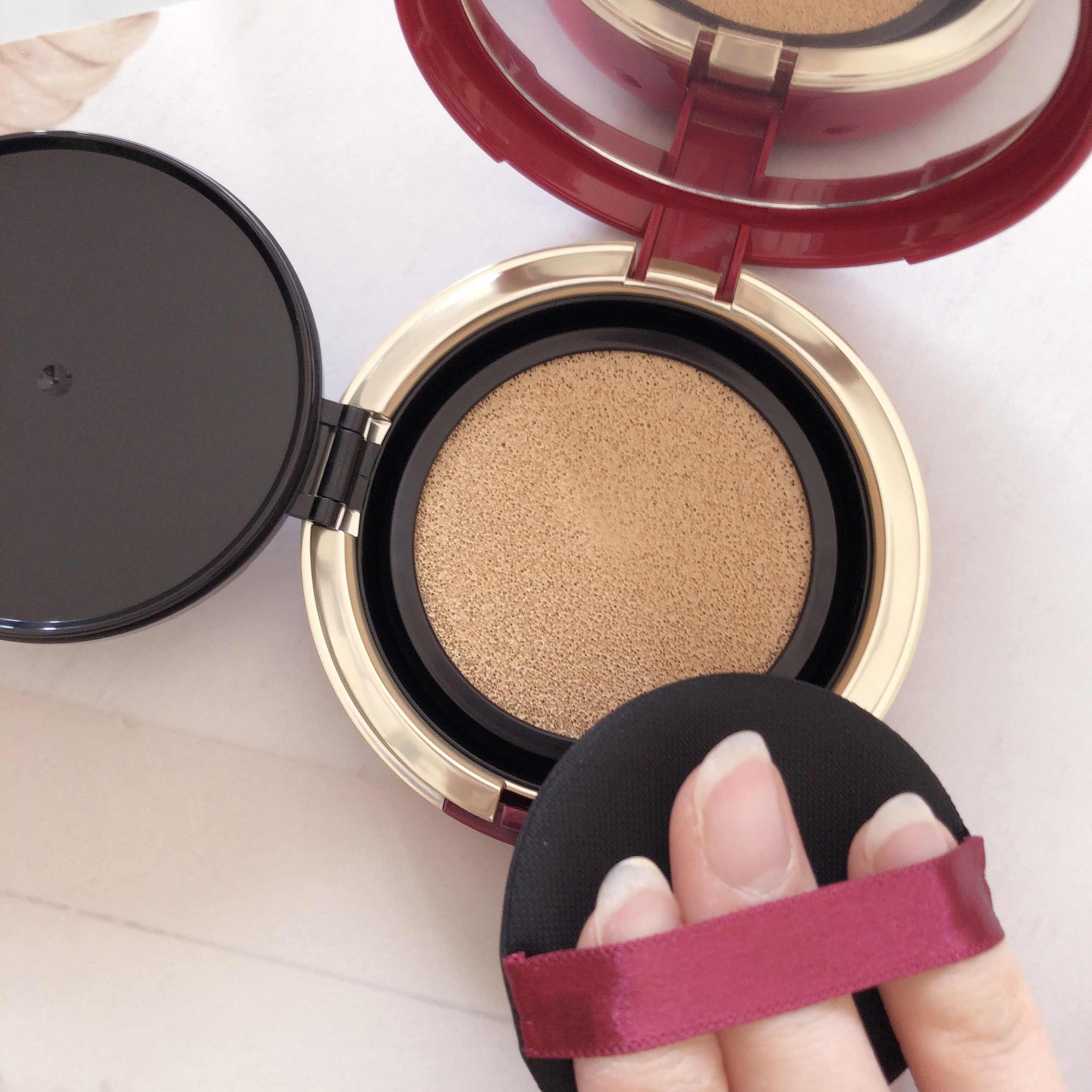 インテグレート プロフィニッシュクッション/インテグレート/クッションファンデーションを使ったクチコミ（3枚目）