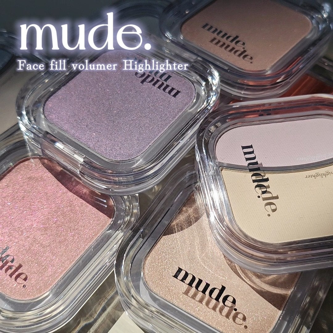 フェイスフィルボリューマーハイライター/mude/パウダーハイライトを使ったクチコミ(1枚目)