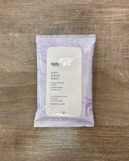 アクアセラムシートマスク/ミティア オーガニック/拭き取り化粧水を使ったクチコミ(2枚目)