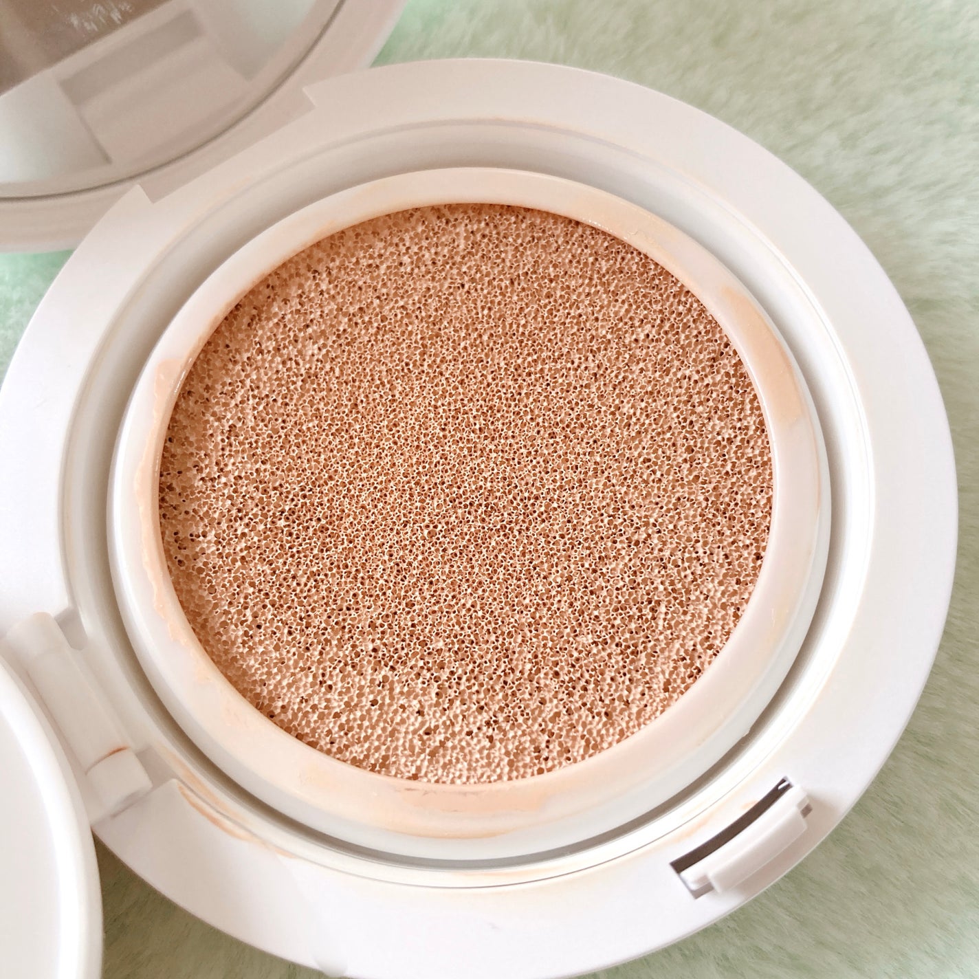 セラムフィット フルカバー グロークッション V1/ByUR/クッションファンデーションを使ったクチコミ(2枚目)