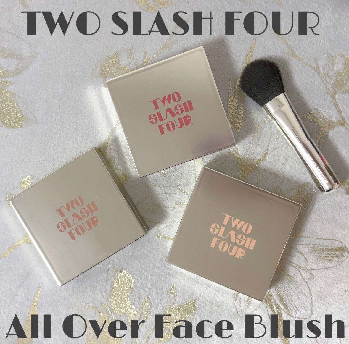 オールオーバーフェイスブラッシュ/TWO SLASH FOUR/パウダーチークを使ったクチコミ（1枚目）