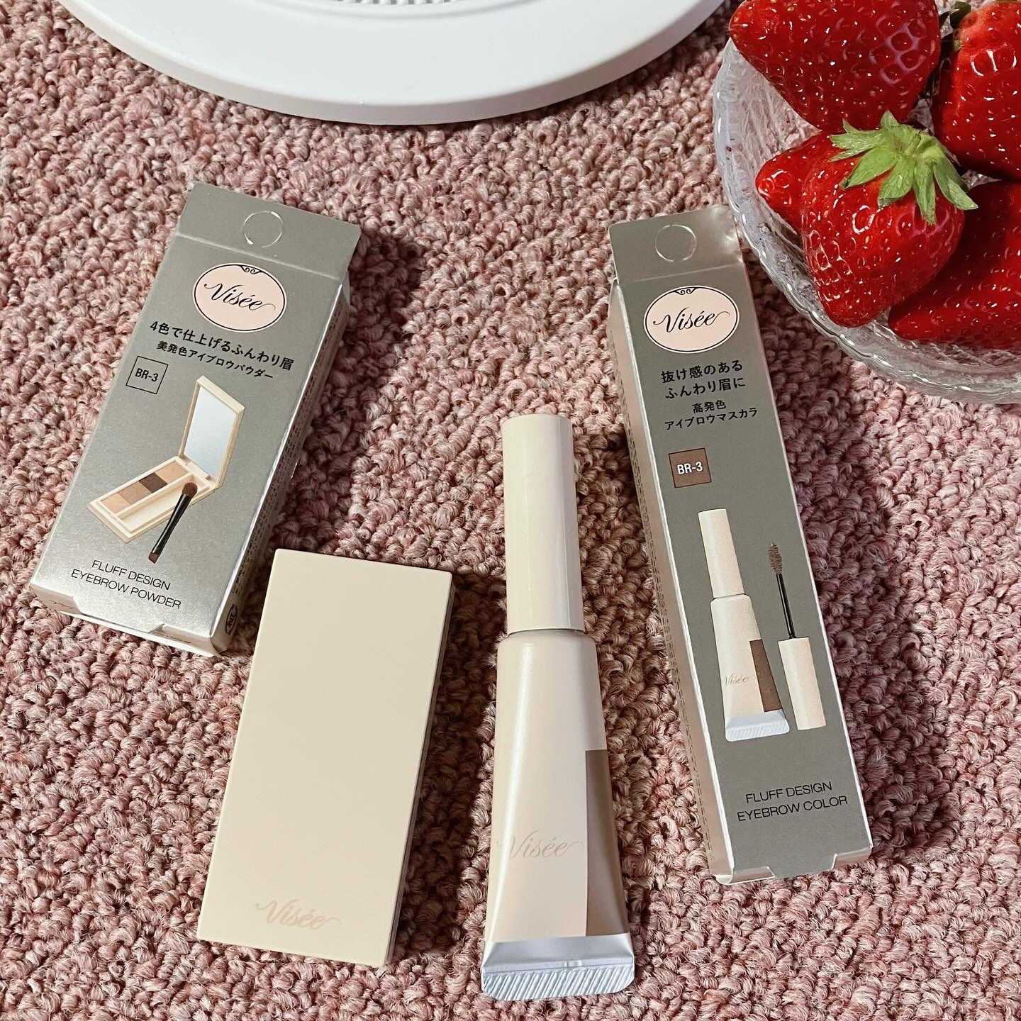 フラッフデザイン アイブロウカラー/Visée/眉マスカラを使ったクチコミ（1枚目）