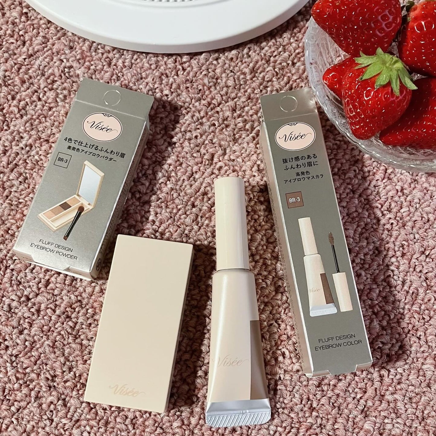 フラッフデザイン アイブロウカラー/Visée/眉マスカラを使ったクチコミ(1枚目)