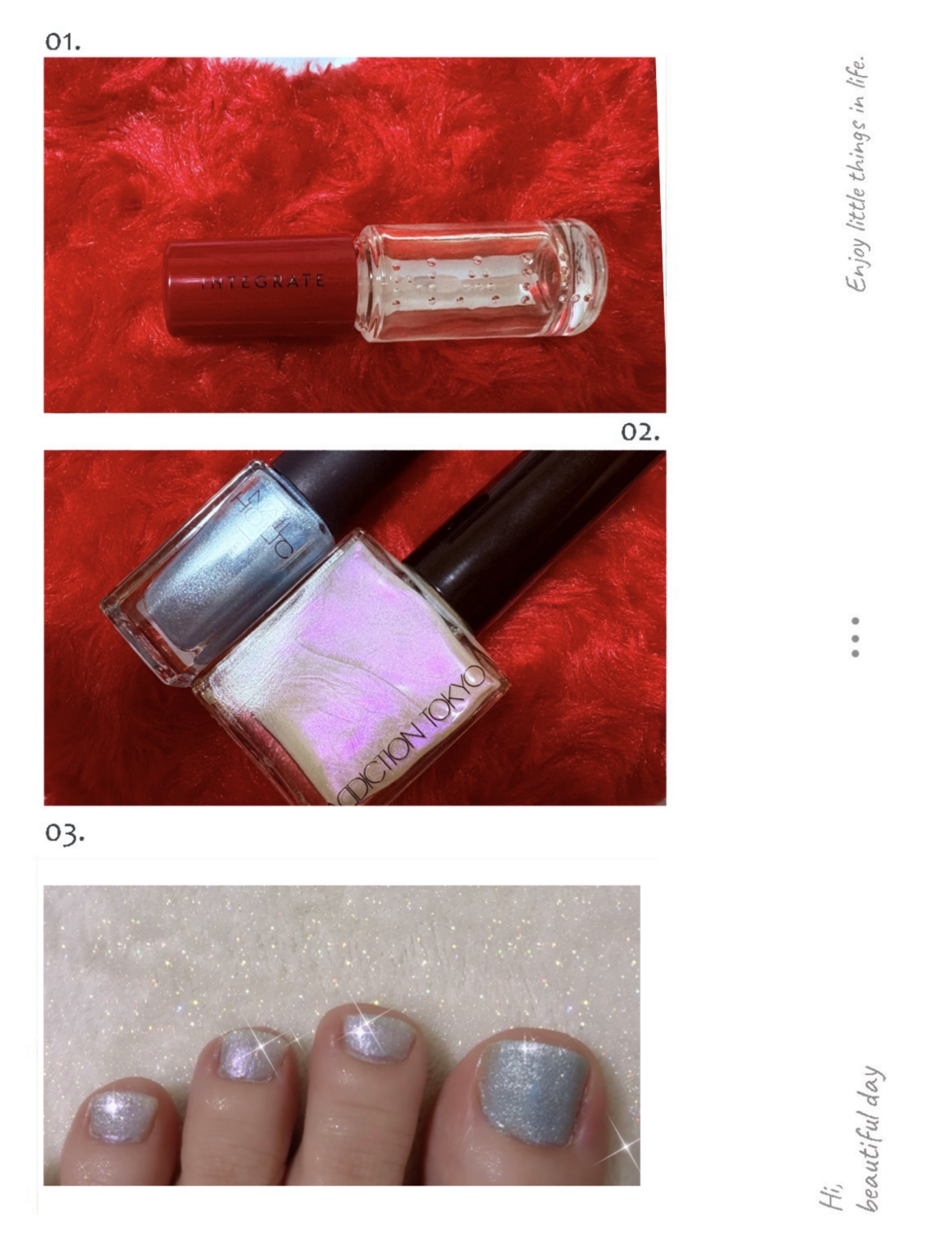 ネイルホリック フローズンシュガー BL961/ネイルホリック/マニキュアを使ったクチコミ（1枚目）