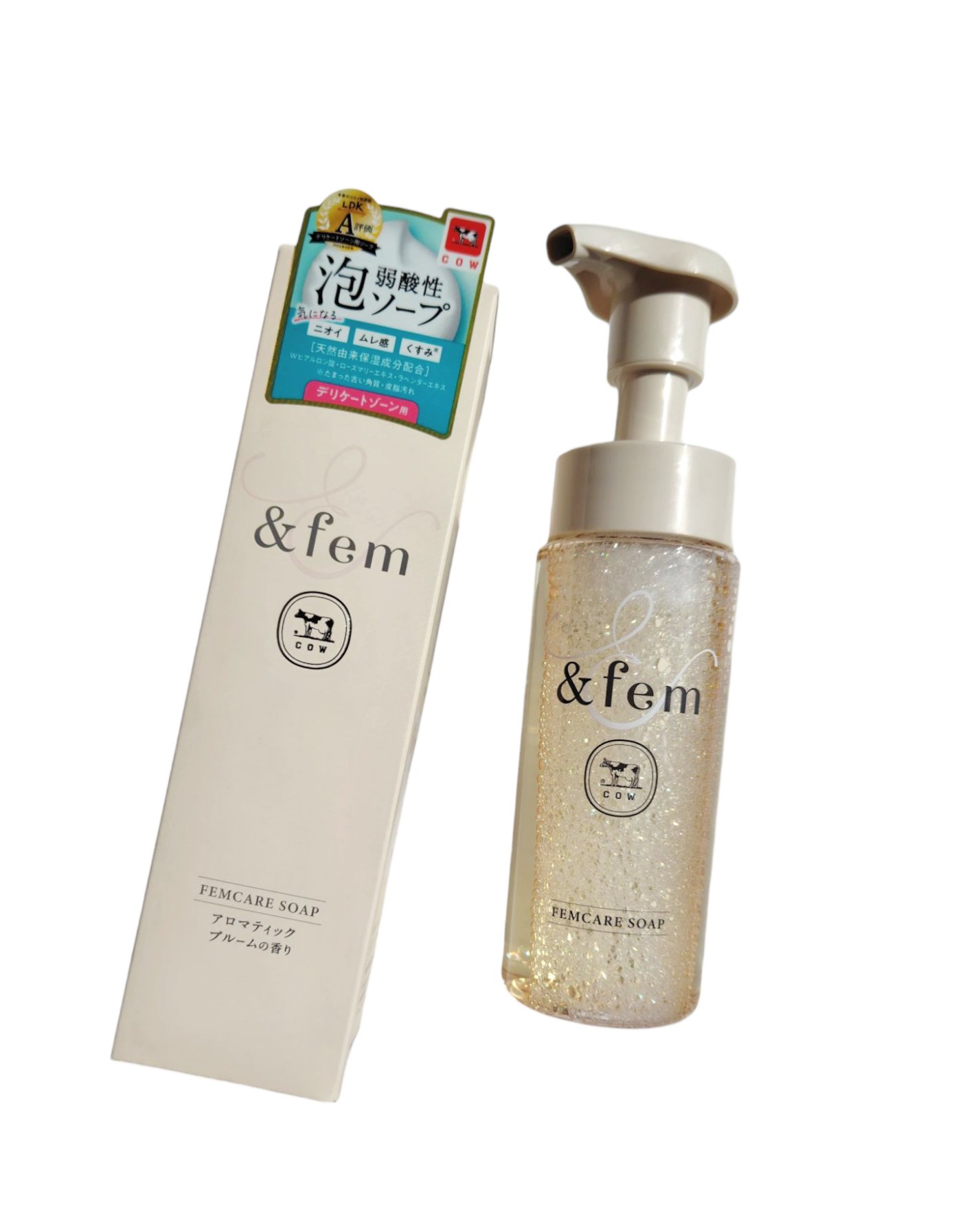 アンドフェム フェムケア泡ソープ/＆fem/デリケートゾーンケアを使ったクチコミ（1枚目）