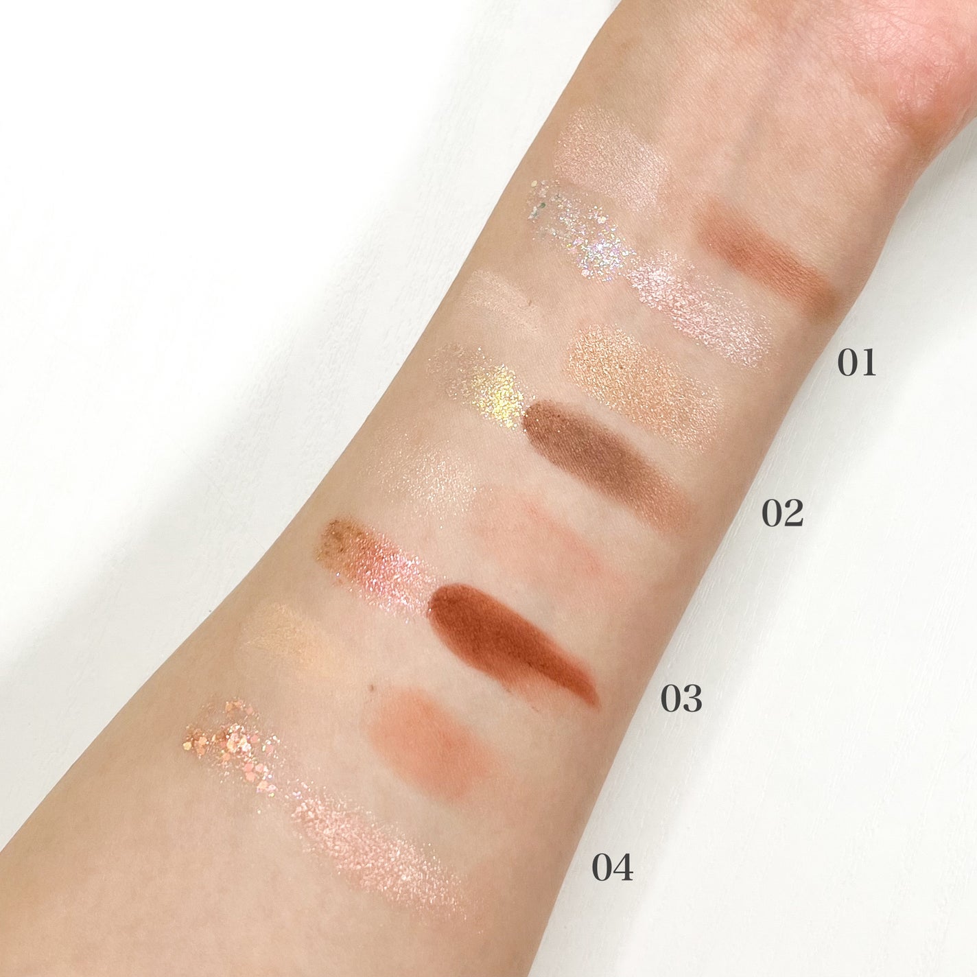 UR GLAM グリッターアイズ /U R GLAM/アイシャドウパレットを使ったクチコミ(7枚目)