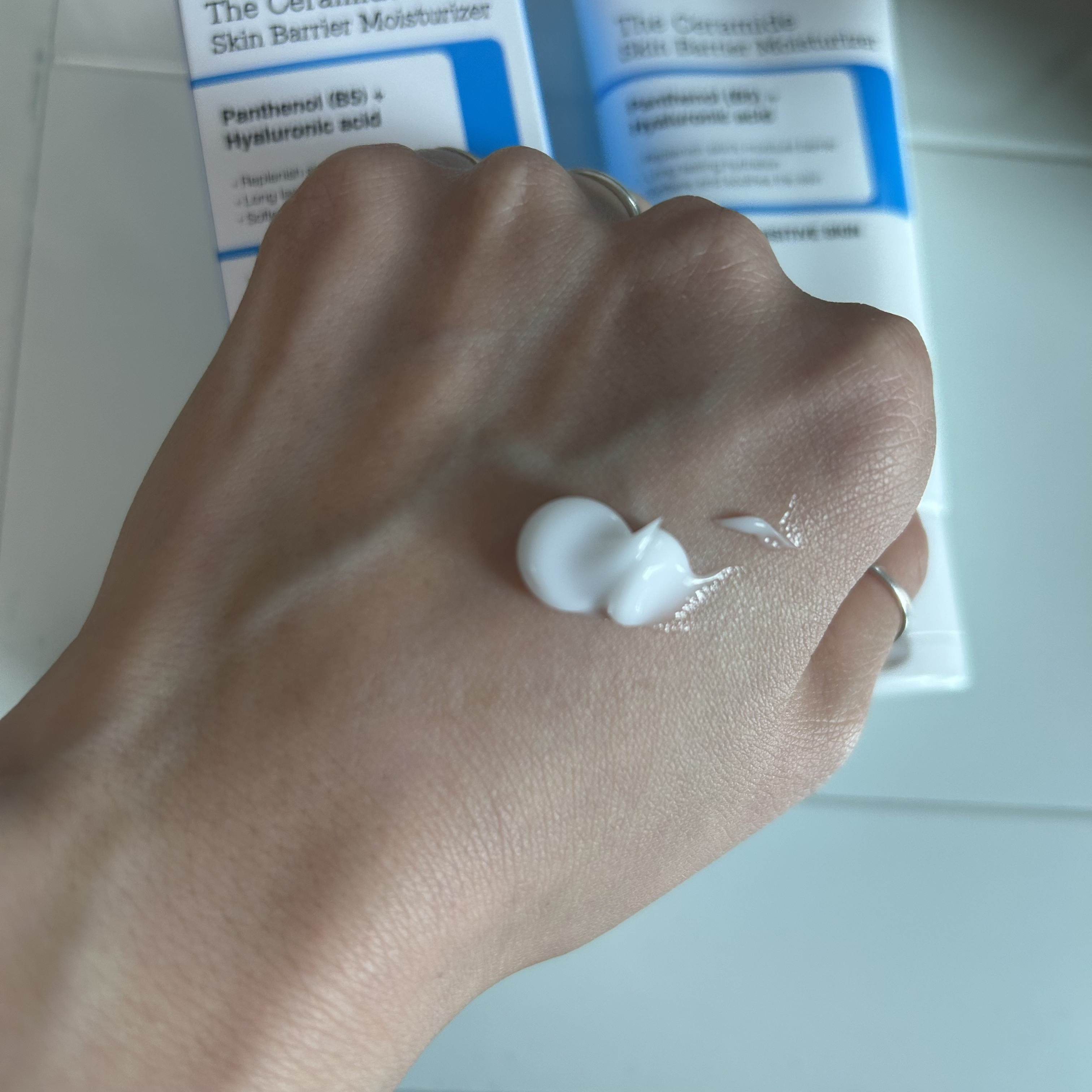 RXザ・セラミドスキンバリアモイスチャライザー/COSRX/フェイスクリームを使ったクチコミ（2枚目）