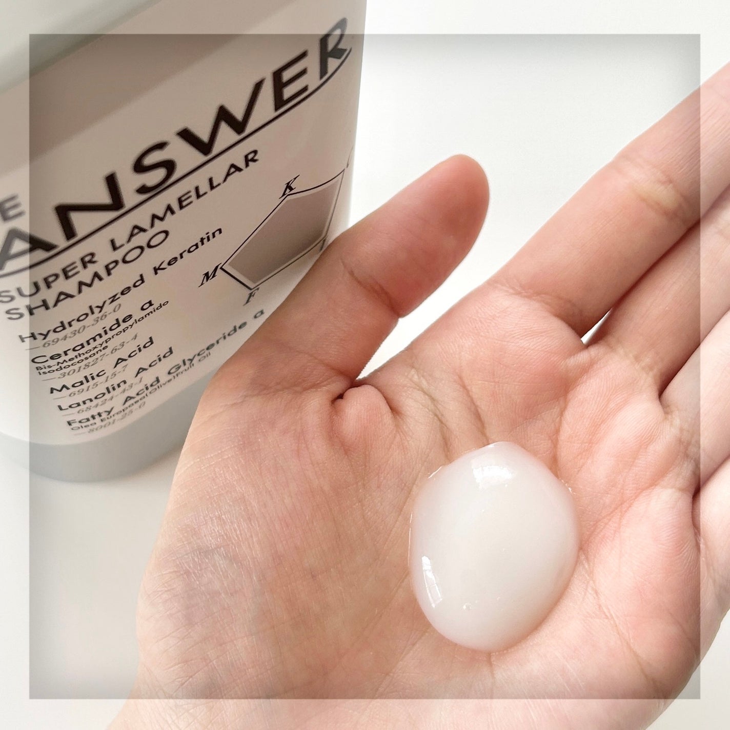 THE ANSWER スーパーラメラシャンプー/THE ANSWER/市販シャンプーを使ったクチコミ(2枚目)