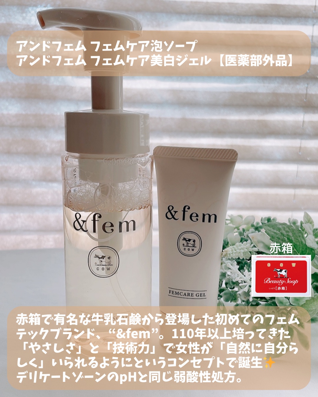 アンドフェム フェムケア泡ソープ/＆fem/デリケートゾーンケアを使ったクチコミ（2枚目）