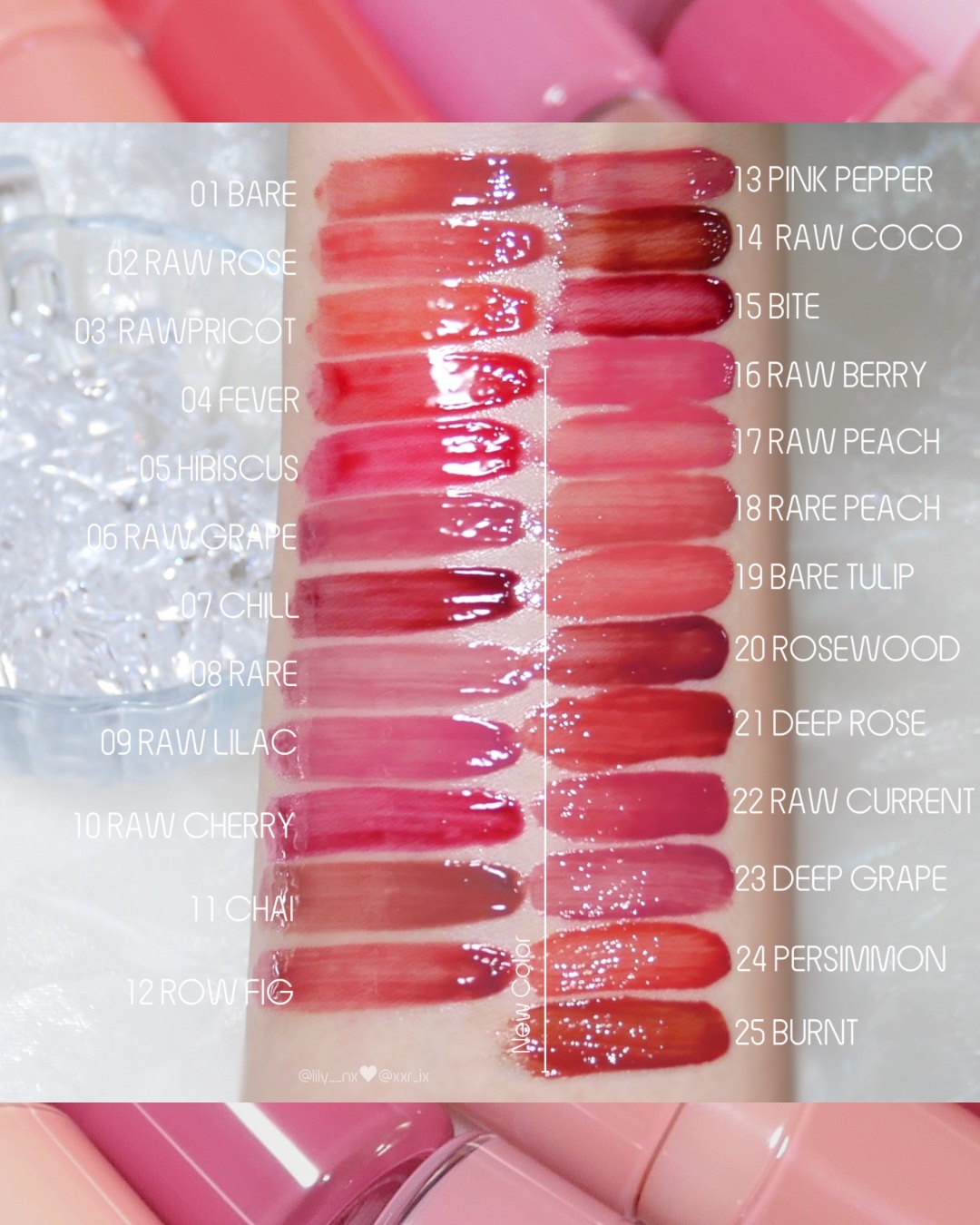 ロウグロウジェルティント R005 ハイビスカス（ミニ）/hince/リップティントを使ったクチコミ（3枚目）