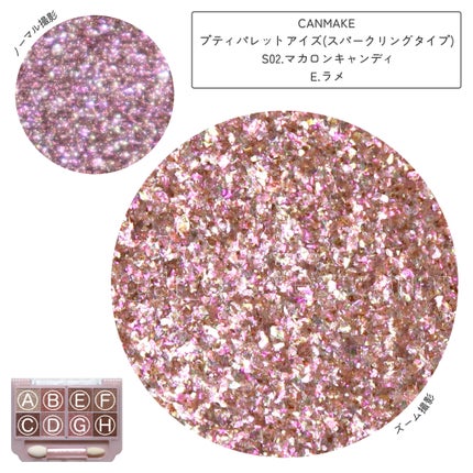 プティパレットアイズ(スパークリングタイプ)/キャンメイク/アイシャドウを使ったクチコミ(6枚目)
