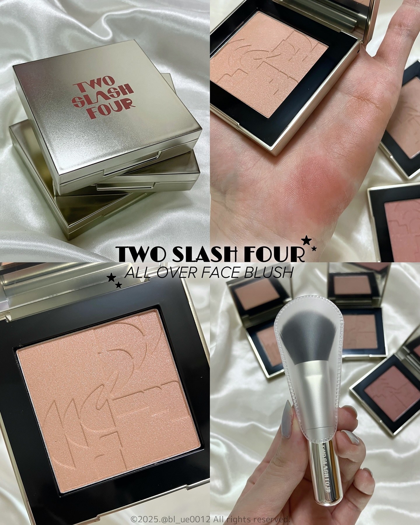 オールオーバーフェイスブラッシュ/TWO SLASH FOUR/パウダーチークを使ったクチコミ（1枚目）