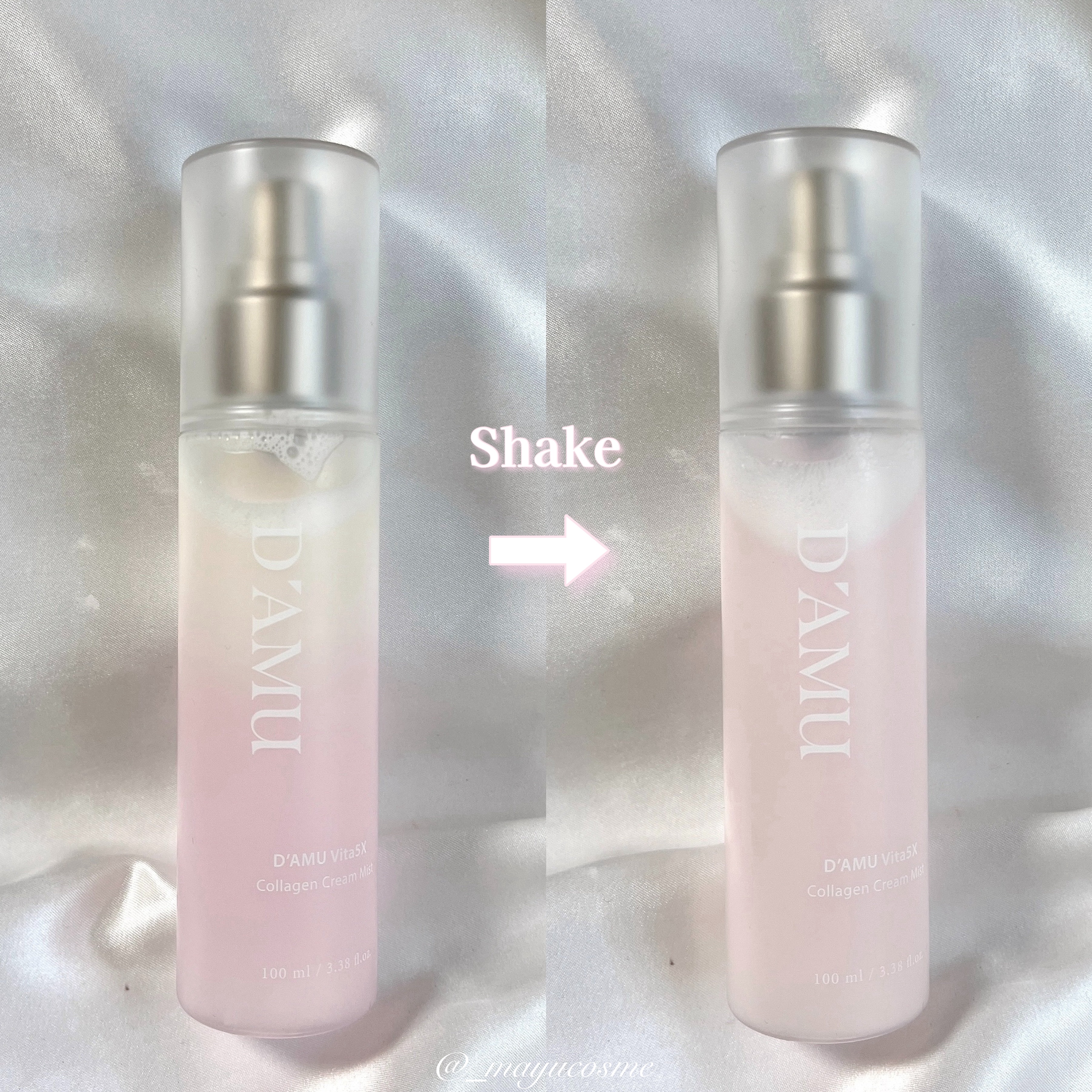 ビタ5X コラーゲン クリーム ミスト/D'amu/ミスト状化粧水を使ったクチコミ（2枚目）