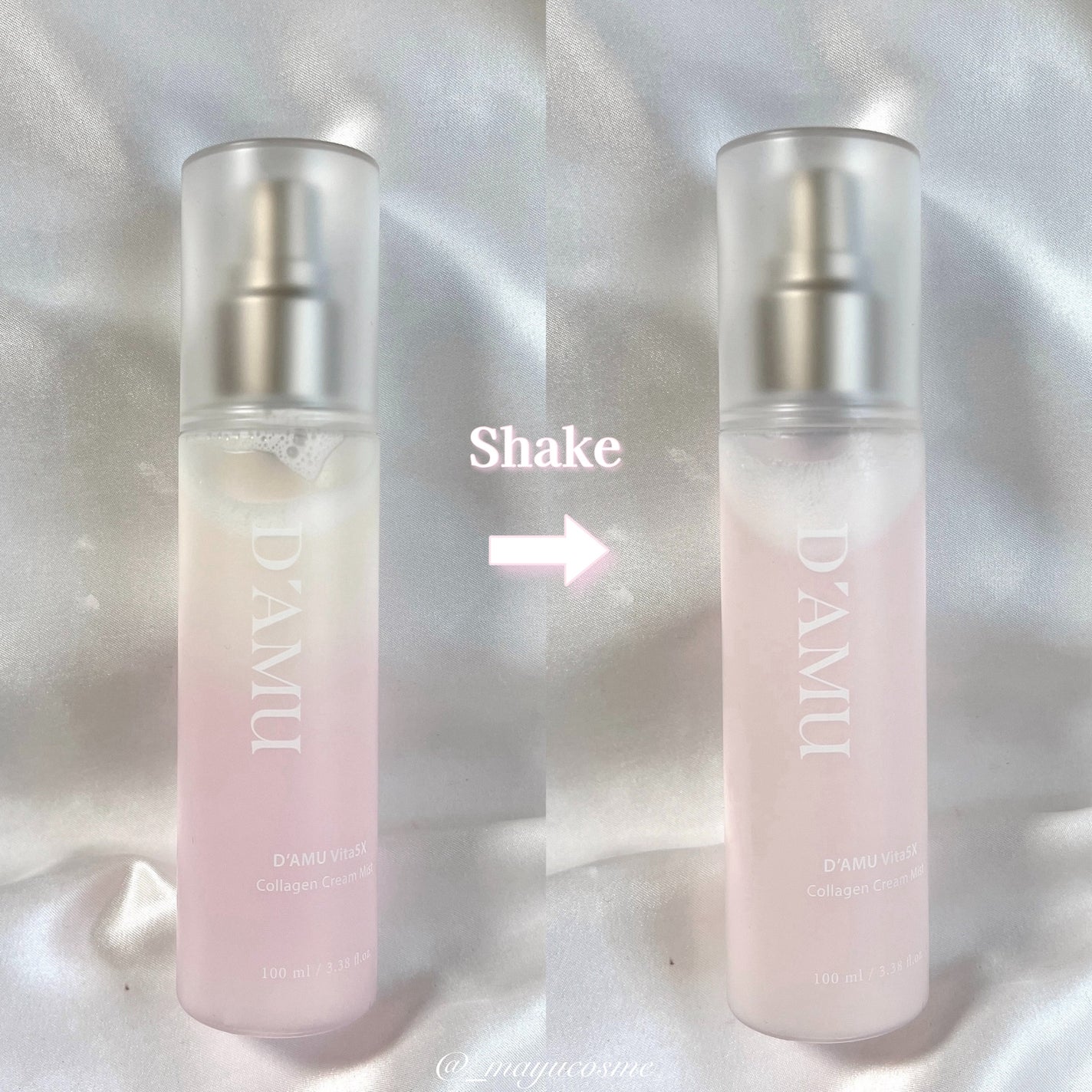 ビタ5X コラーゲン クリーム ミスト/D'amu/ミスト状化粧水を使ったクチコミ(2枚目)