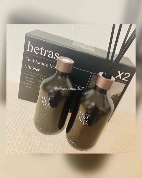 プレミアムディフューザー/hetras/ルームフレグランスを使ったクチコミ（2枚目）