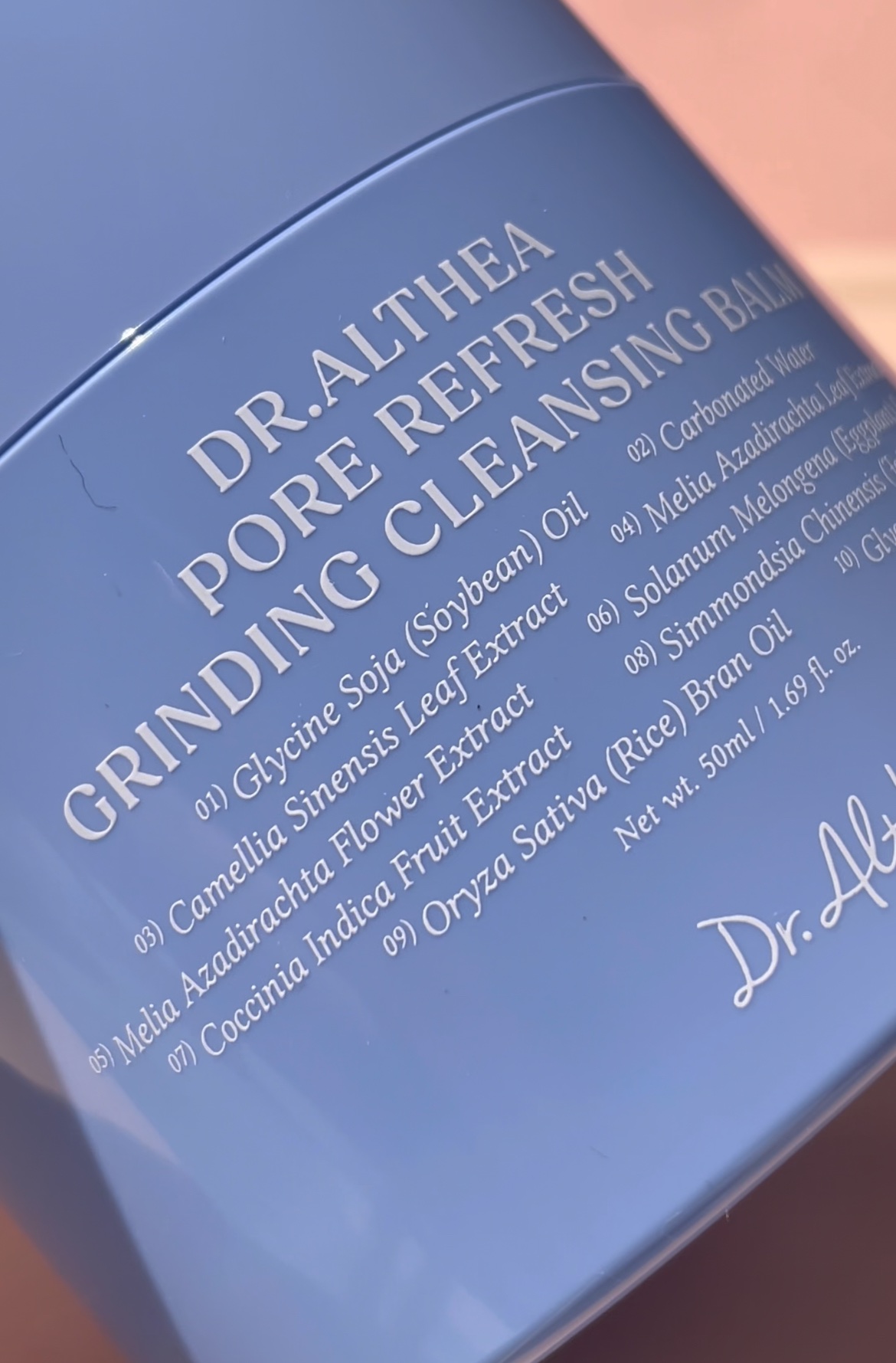 ポアリフレッシュグラインディングクレンジングバーム/Dr.Althea/クレンジングバームを使ったクチコミ（1枚目）