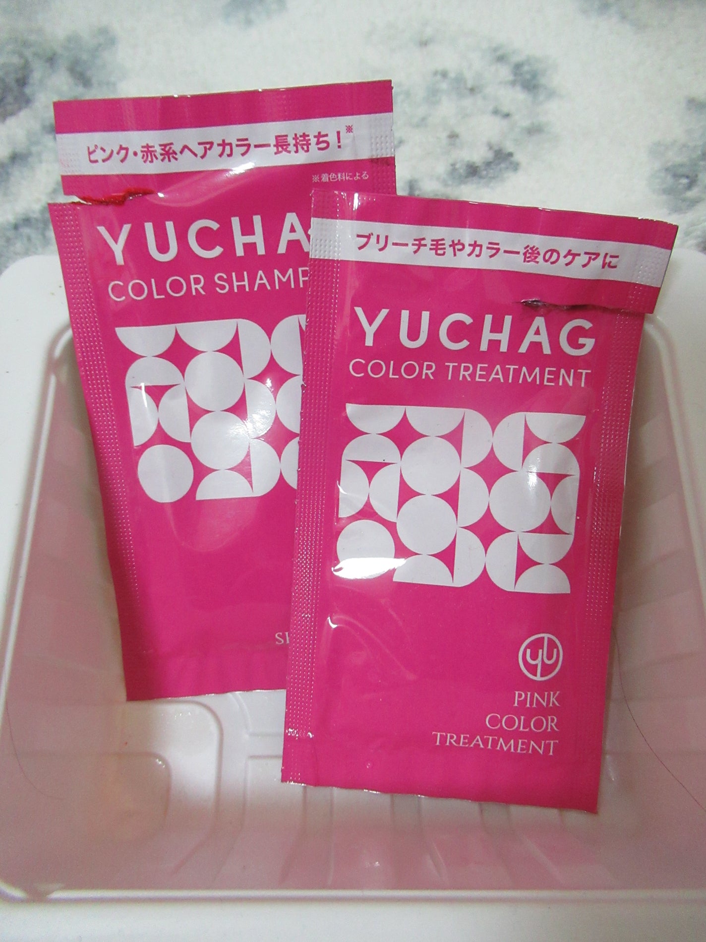 ユチャ カラーシャンプー/カラートリートメント/YUCHAG/市販シャンプーを使ったクチコミ(1枚目)