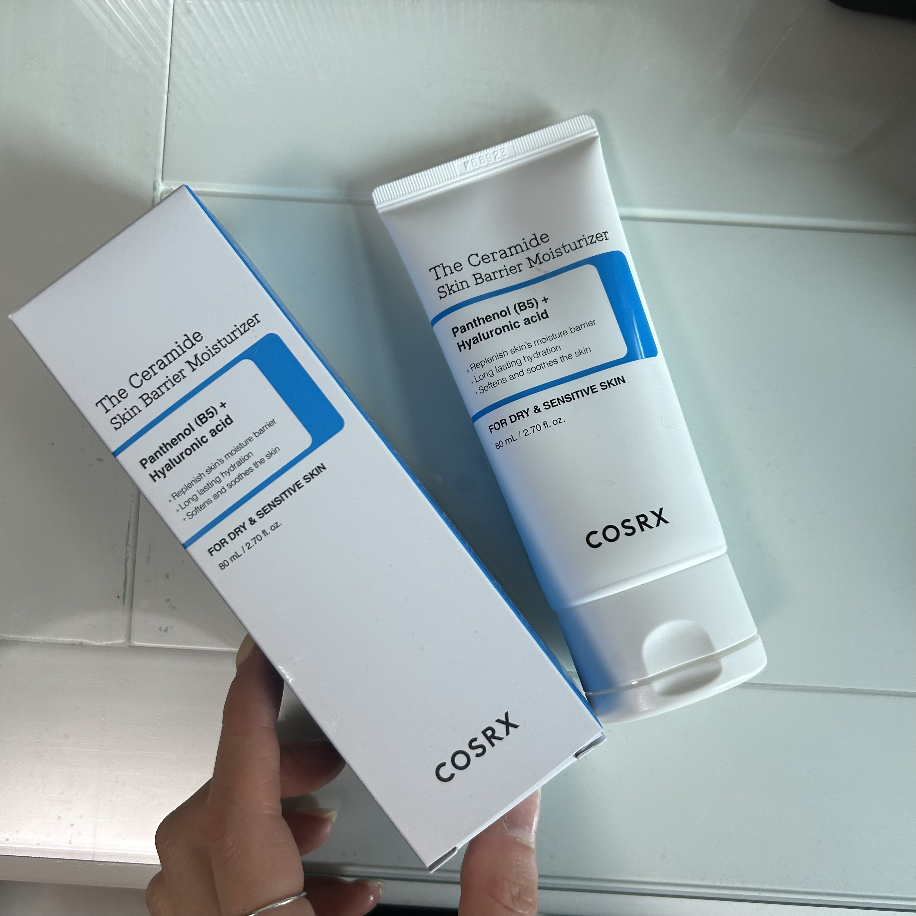 RXザ・セラミドスキンバリアモイスチャライザー/COSRX/フェイスクリームを使ったクチコミ（1枚目）