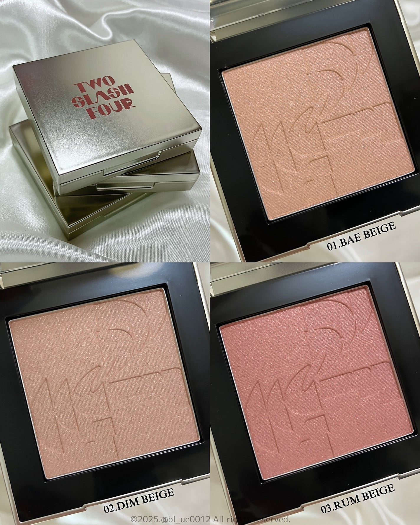 オールオーバーフェイスブラッシュ/TWO SLASH FOUR/パウダーチークを使ったクチコミ(3枚目)