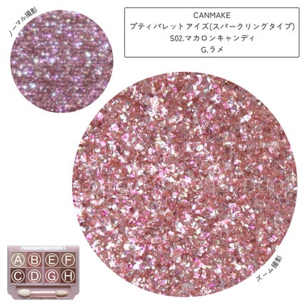 プティパレットアイズ(スパークリングタイプ)/キャンメイク/アイシャドウを使ったクチコミ(8枚目)