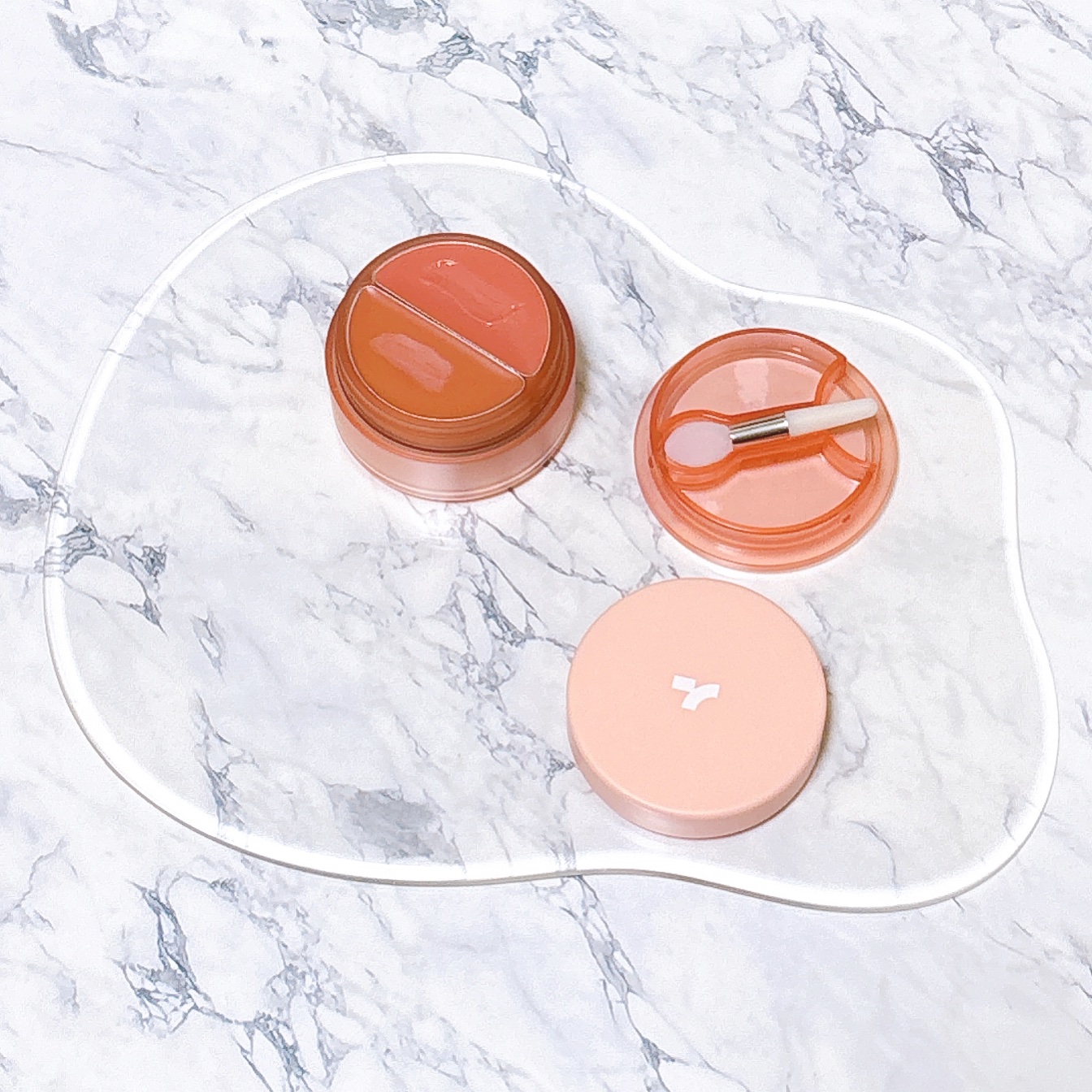 チークトーン リップ＆チーク デュオバーム/TONYMOLY/口紅を使ったクチコミ（2枚目）