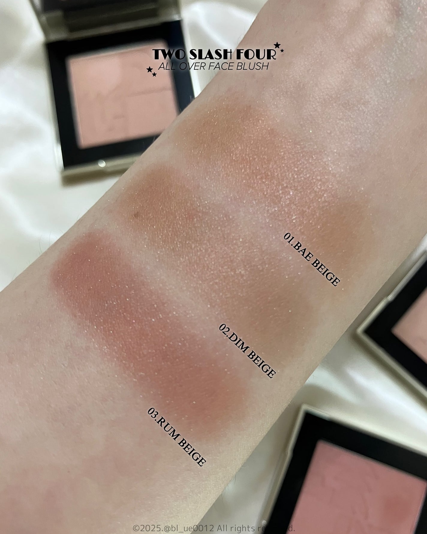 オールオーバーフェイスブラッシュ/TWO SLASH FOUR/パウダーチークを使ったクチコミ(5枚目)