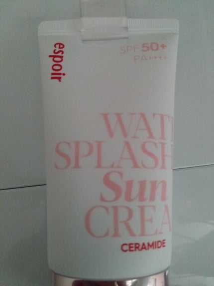 ウォータースプラッシュサンクリーム セラミド/espoir/日焼け止めクリームを使ったクチコミ(1枚目)