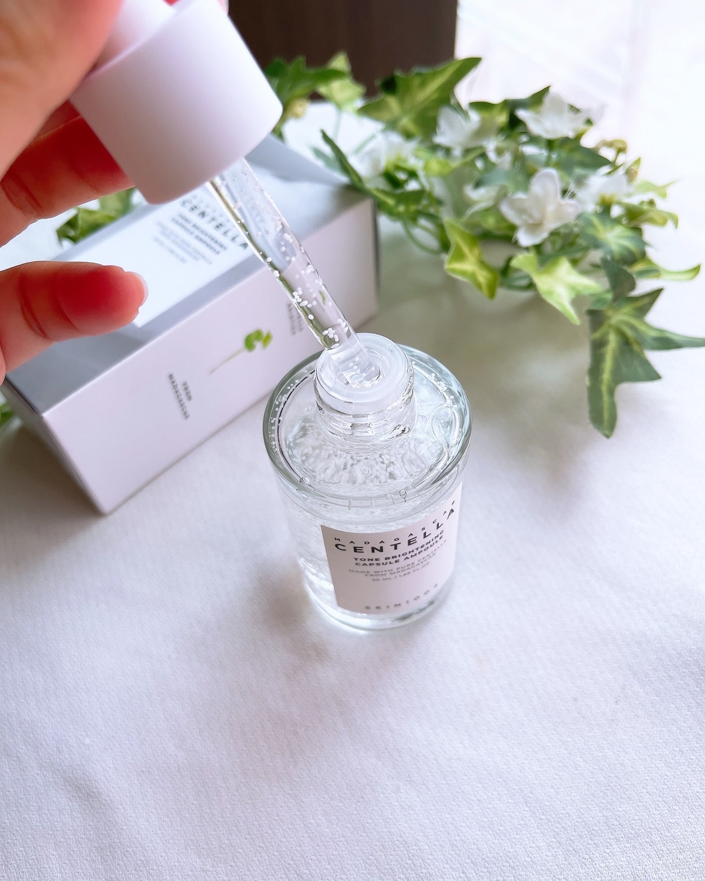 トーンブライトニング カプセルアンプル/SKIN1004/美容液を使ったクチコミ(5枚目)