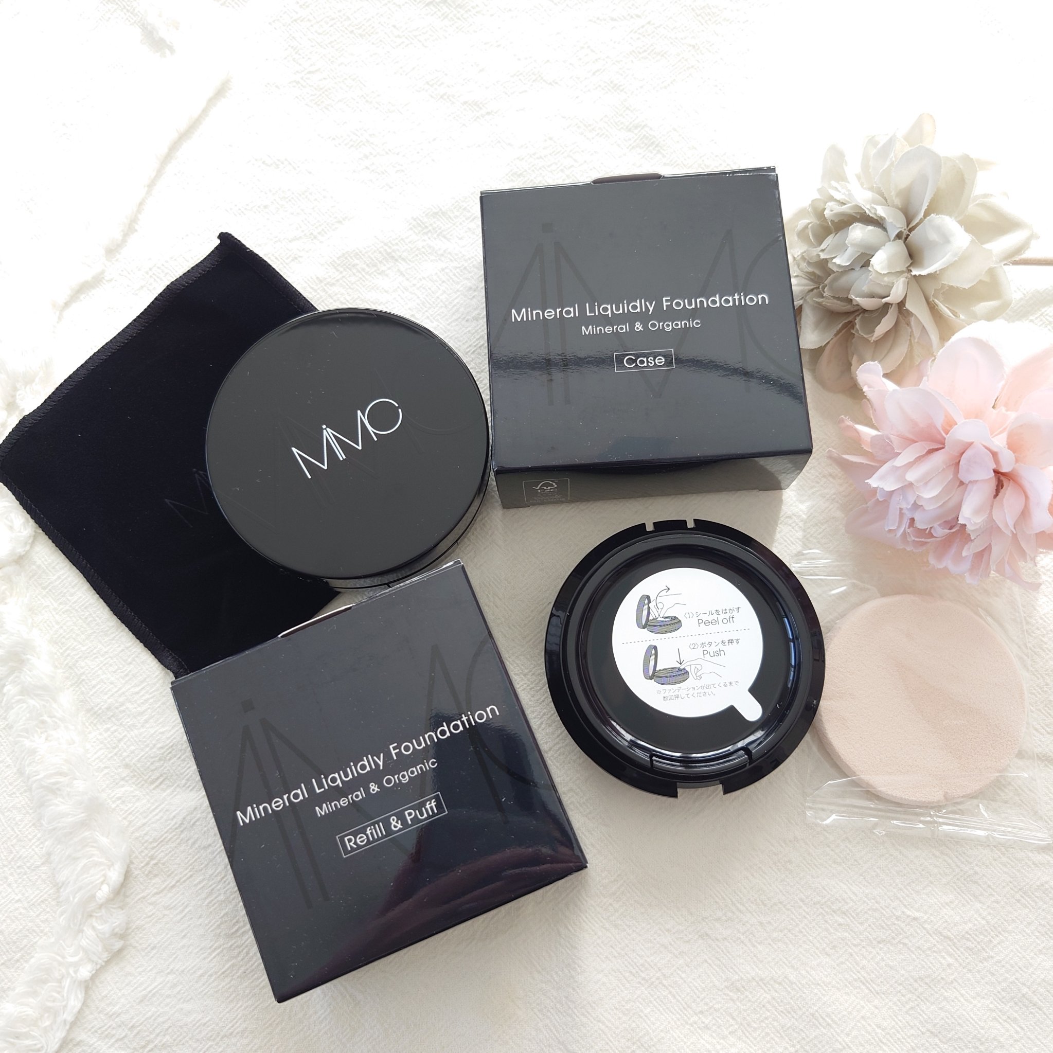 MiMC ミネラルリキッドリーファンデーションのクチコミ「ミネラルリキッドリーファンデーション
(リフィル＆ケース)
SPF22・PA++


透明感の.....」（2枚目）