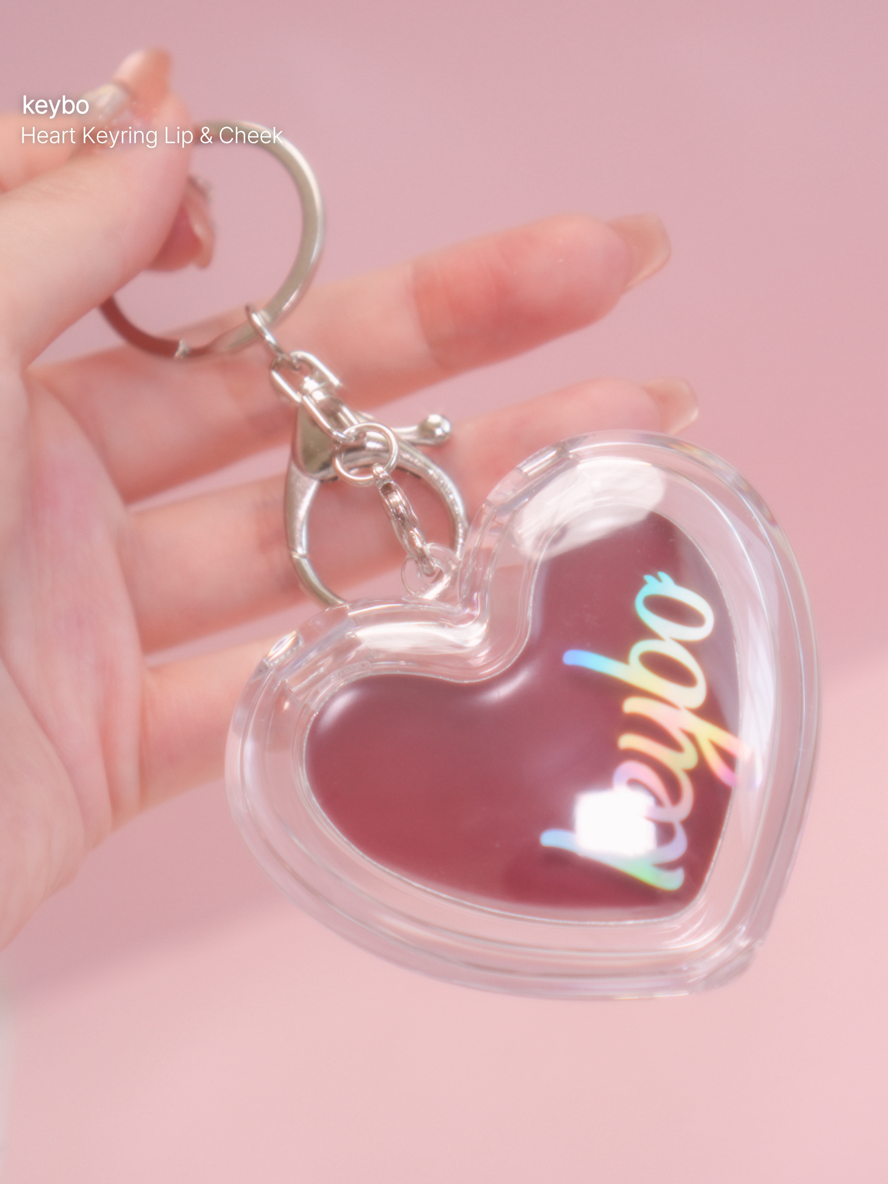 ハートキーリング リップ＆チーク/keybo/口紅を使ったクチコミ（3枚目）