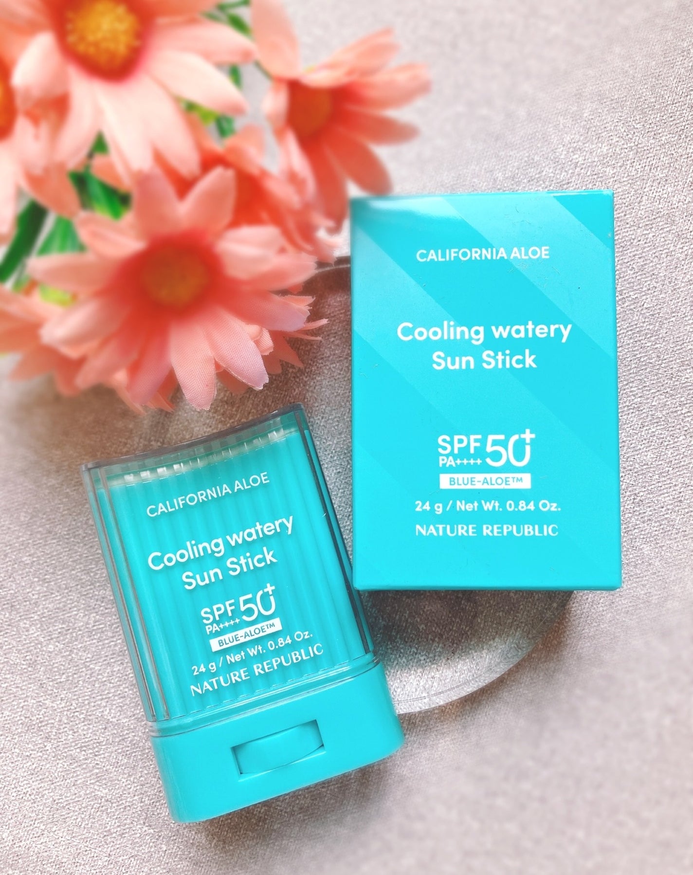 カリフォルニアアロエクーリング水分サンスティック/ネイチャーリパブリック/日焼け止めスティックを使ったクチコミ(1枚目)