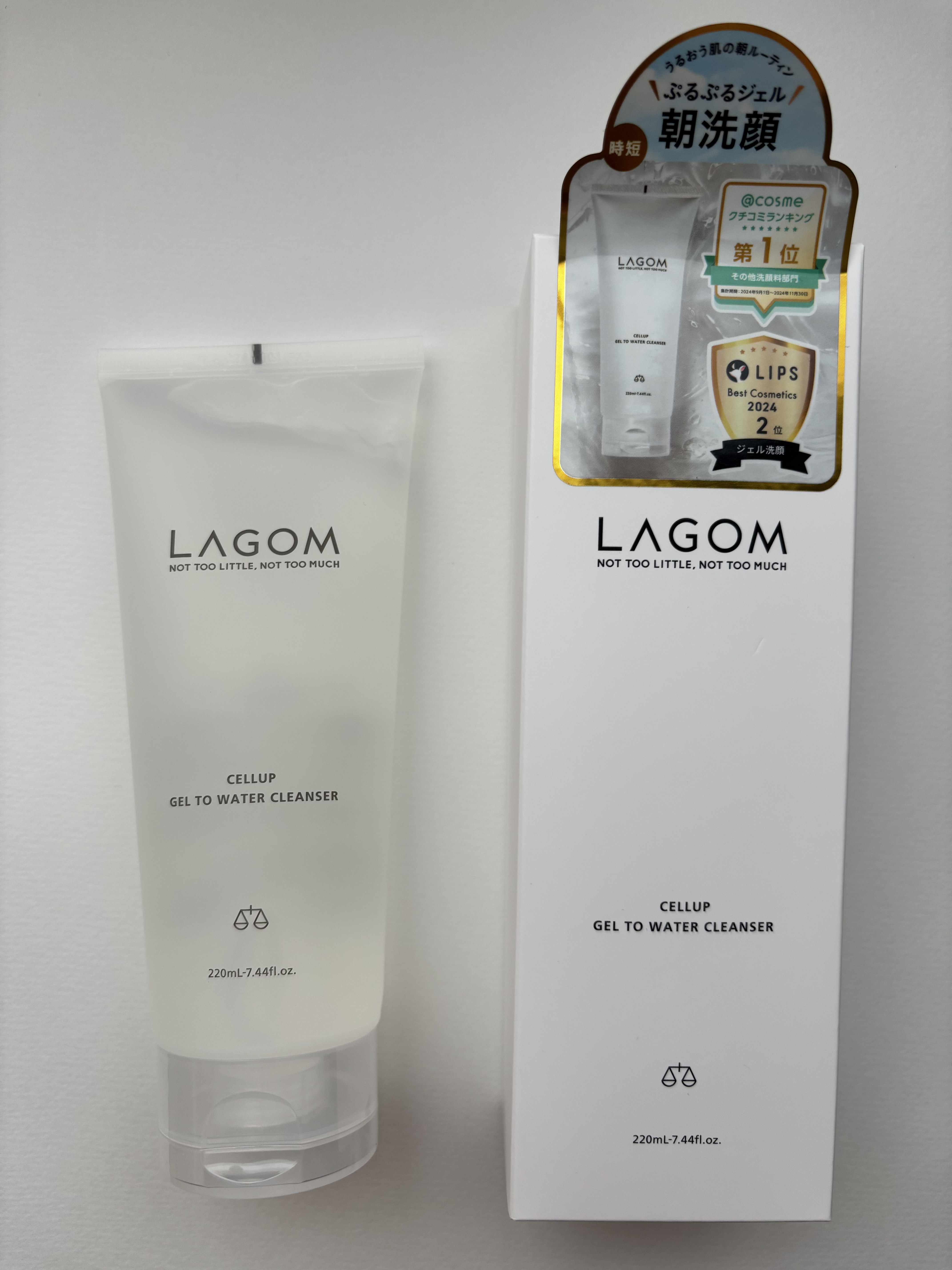 ラゴム ジェルトゥウォーター クレンザー(朝用洗顔)/LAGOM /その他洗顔料を使ったクチコミ（1枚目）