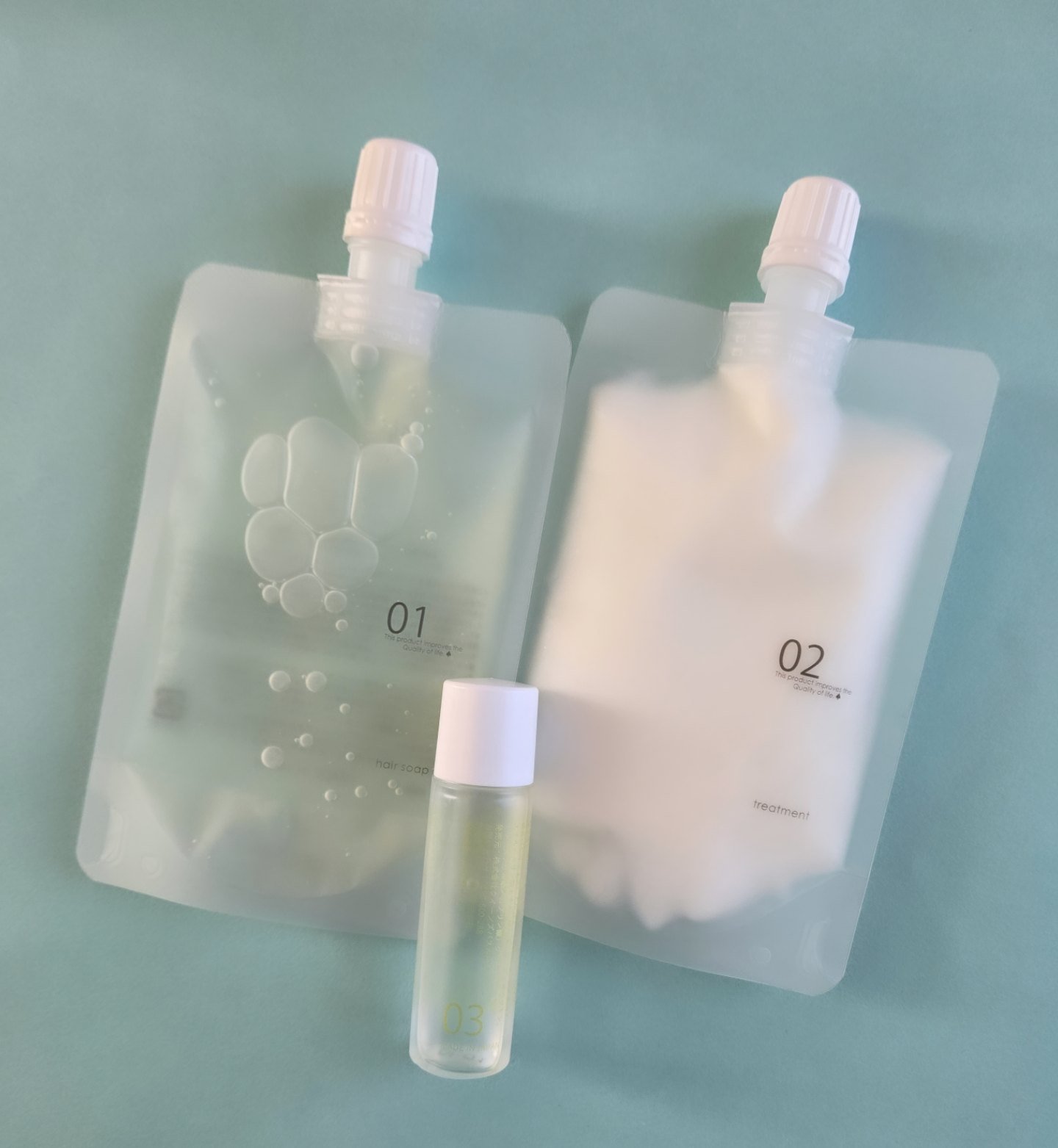 ヘアケアトライアルセット/QUEEN'S BATHROOM/トライアルキットを使ったクチコミ（1枚目）