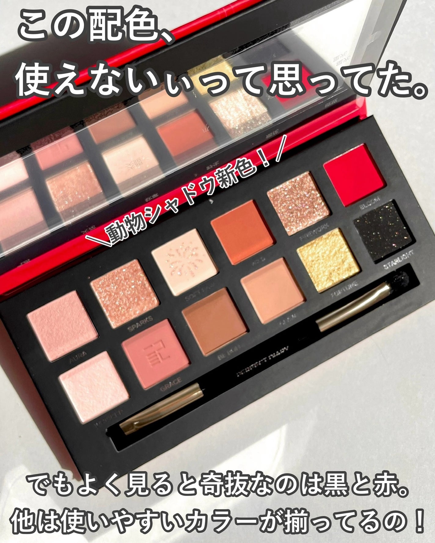 エクスプローラ12色 動物アイシャドウパレット/PERFECT DIARY/アイシャドウパレットを使ったクチコミ(2枚目)