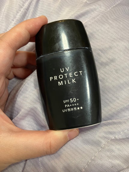 matsukiyo UVアクティブプロテクトミルクのクチコミ「matsukiyoUVアクティブプロテクトミルク
使用感があって汚い感じですみません💦
か.....」(1枚目)