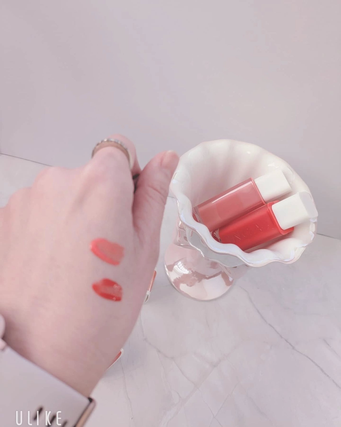 ウォーターグローリップティント/INGA/リップティントを使ったクチコミ(2枚目)