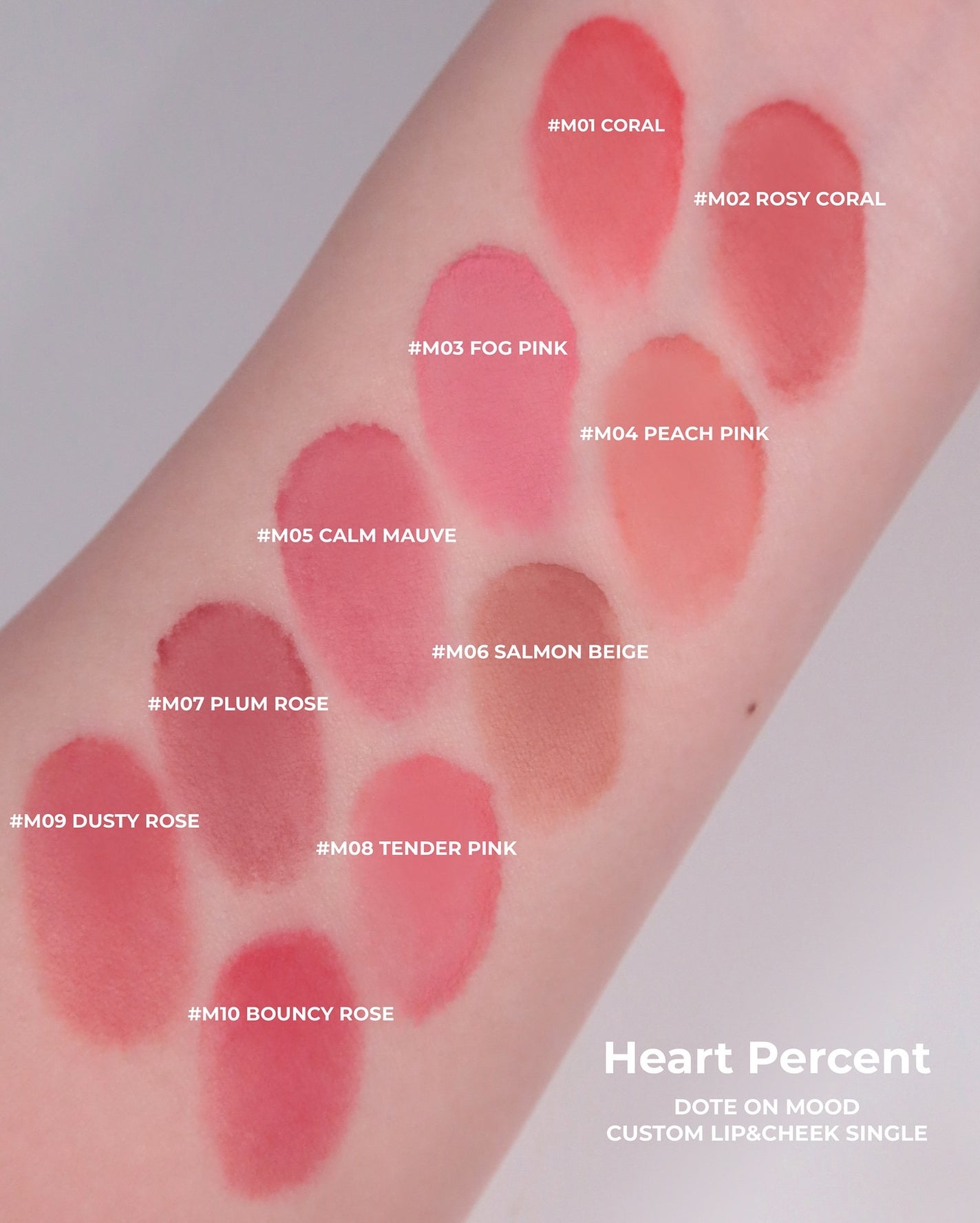 カスタムリップアンドチークシングル/Heart Percent/ジェル・クリームチークを使ったクチコミ(2枚目)