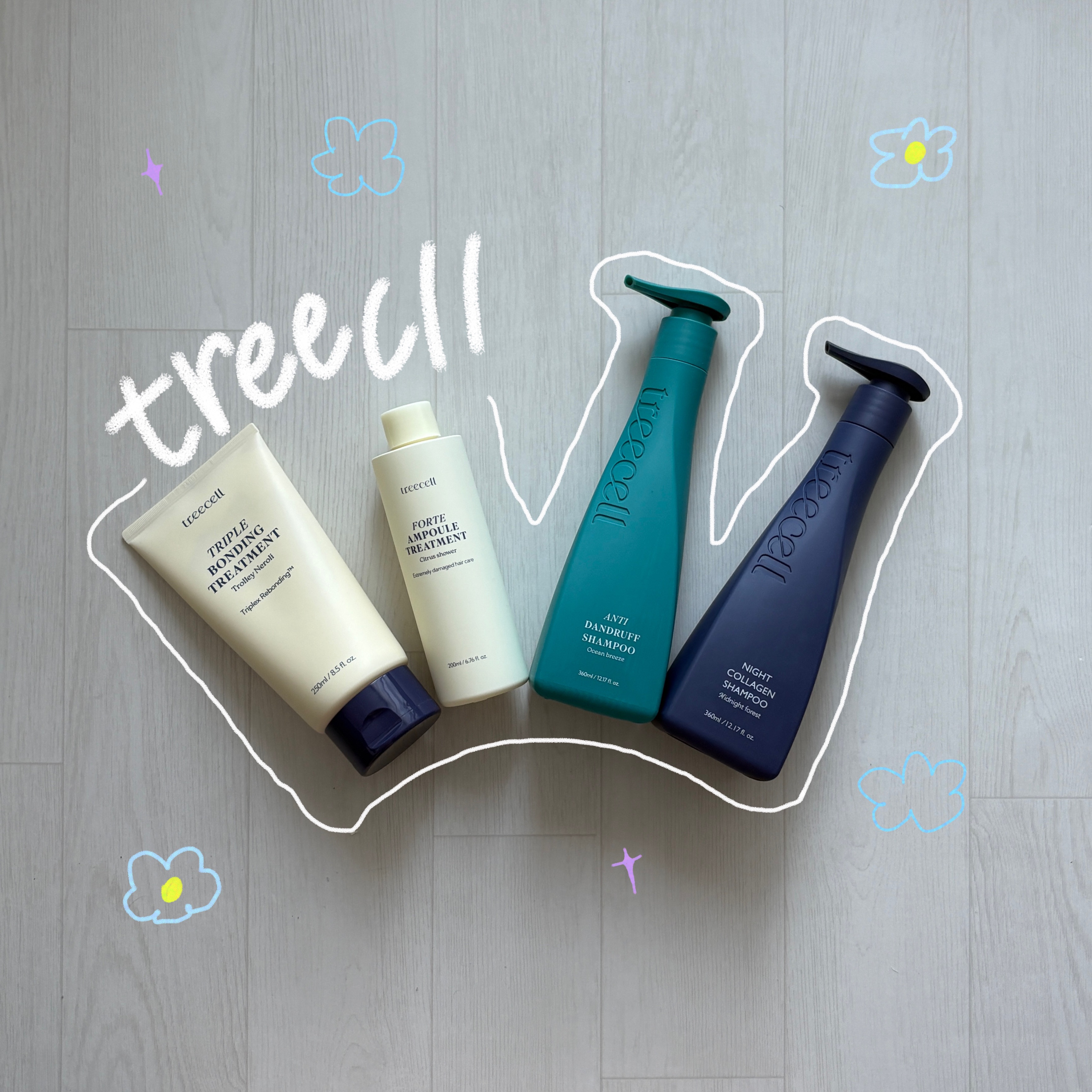 ナイトコラーゲンシャンプーミッドナイトフォレスト/treecell/市販シャンプーを使ったクチコミ（1枚目）