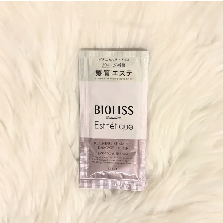 ボタニカル エステティーク リファイニング シャンプー／グロスコーティング コンディショナー(ダメージリペア)/SSビオリス/市販シャンプーを使ったクチコミ（1枚目）