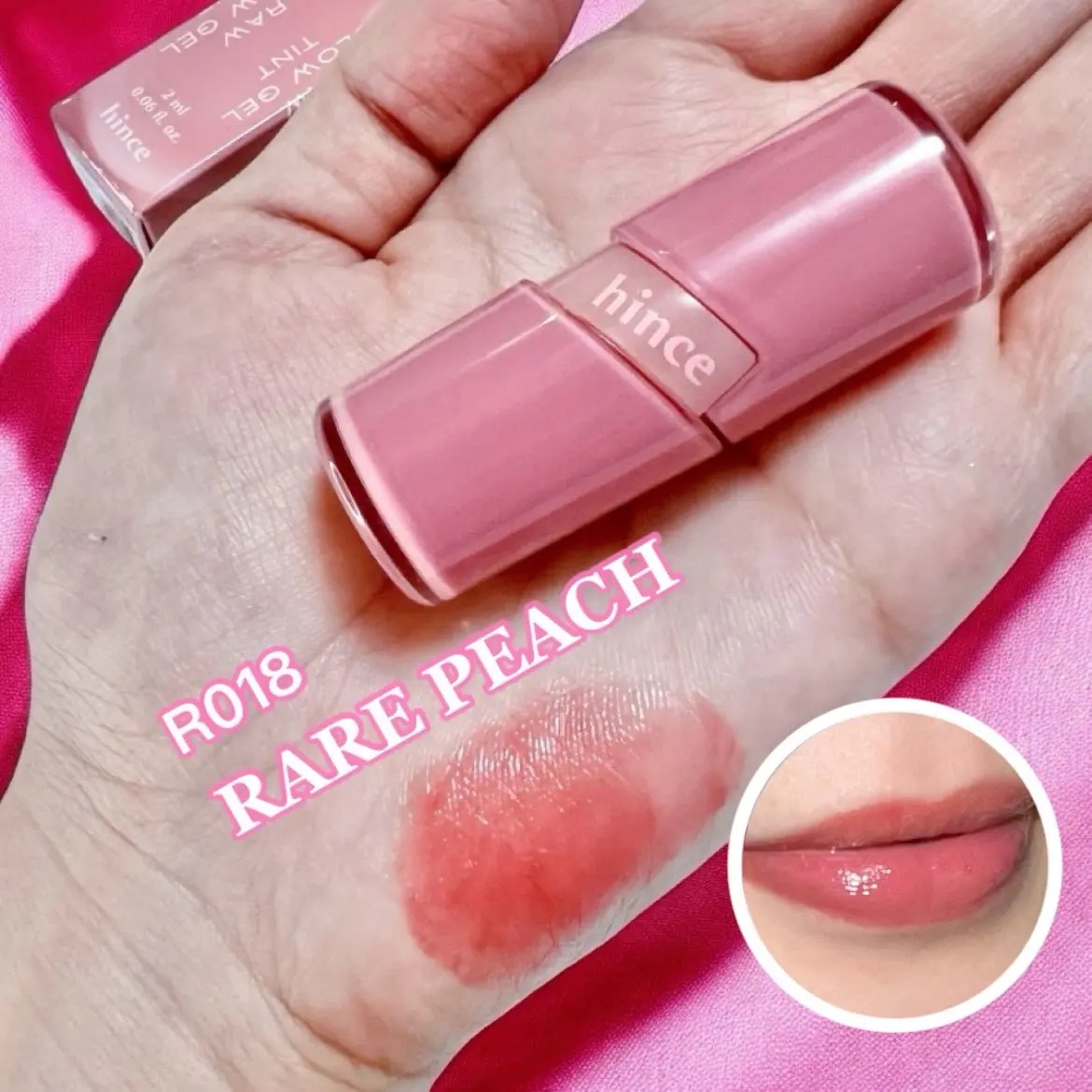 ロウグロウジェルティント/hince/リップティントを使ったクチコミ（3枚目）