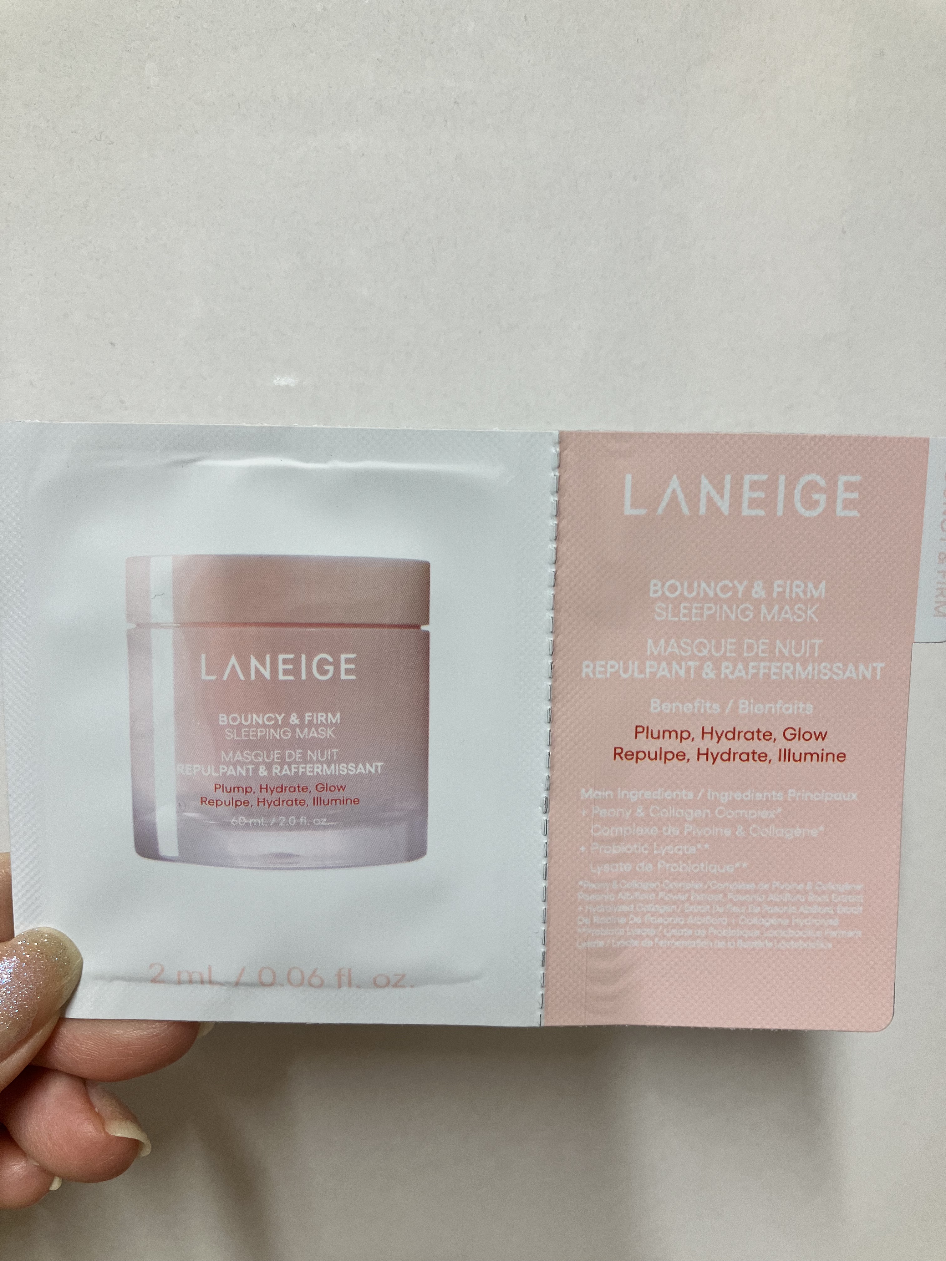 バウンシースリーピングマスク/LANEIGE/フェイスクリームを使ったクチコミ（1枚目）