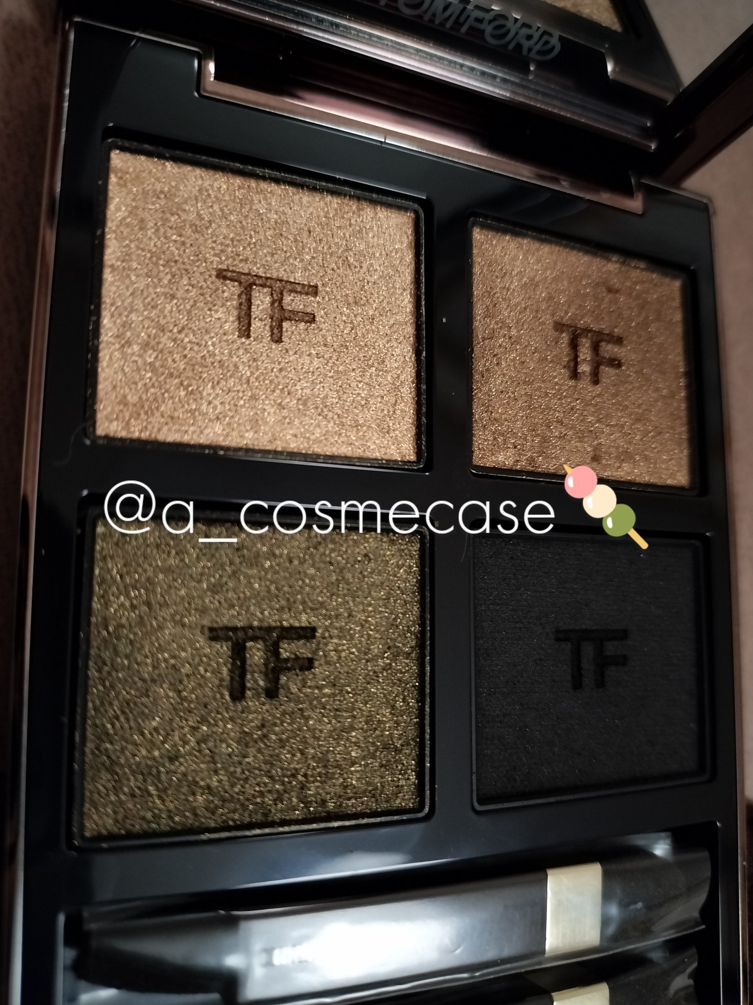 アイ カラー クォード 47 オリーブ スモーク/TOM FORD BEAUTY/アイシャドウパレットを使ったクチコミ（2枚目）