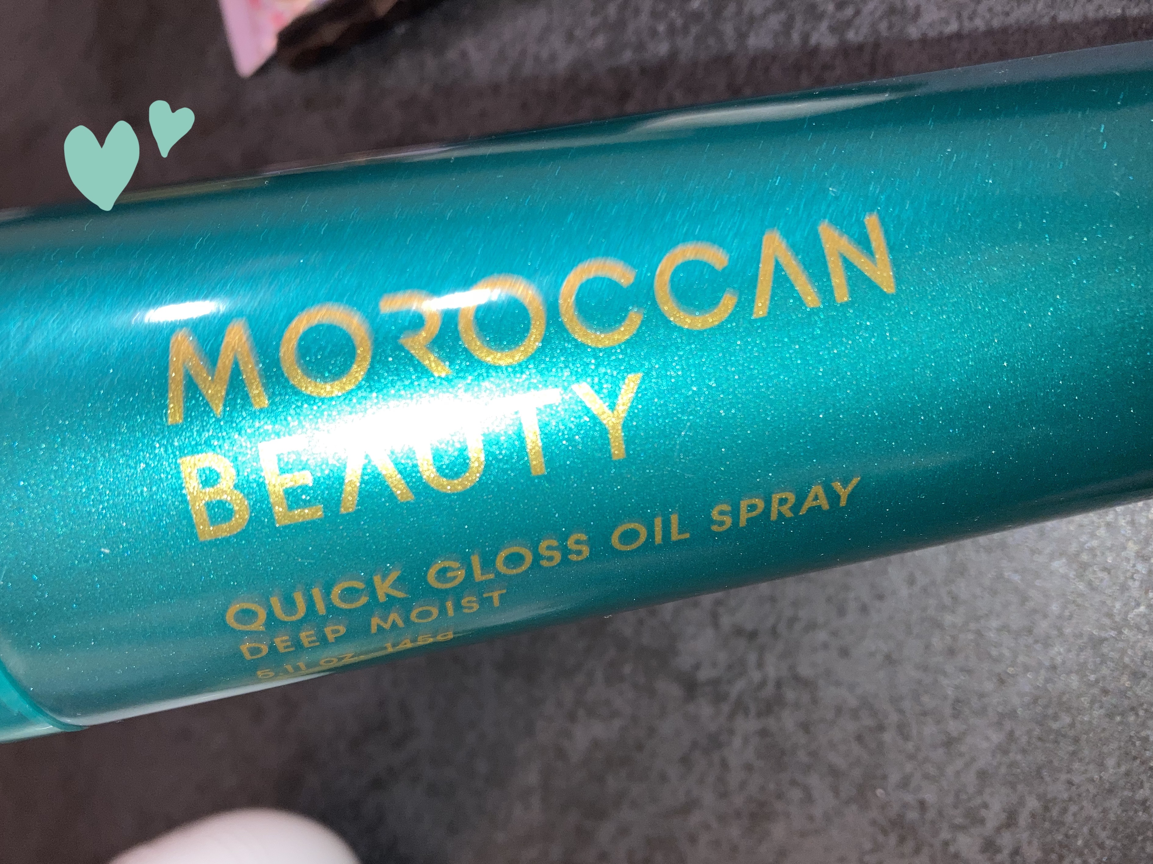 モロッカンビューティ ディープモイスト クイックグロス オイルスプレー/モロッカンビューティ/ヘアスプレーを使ったクチコミ（1枚目）
