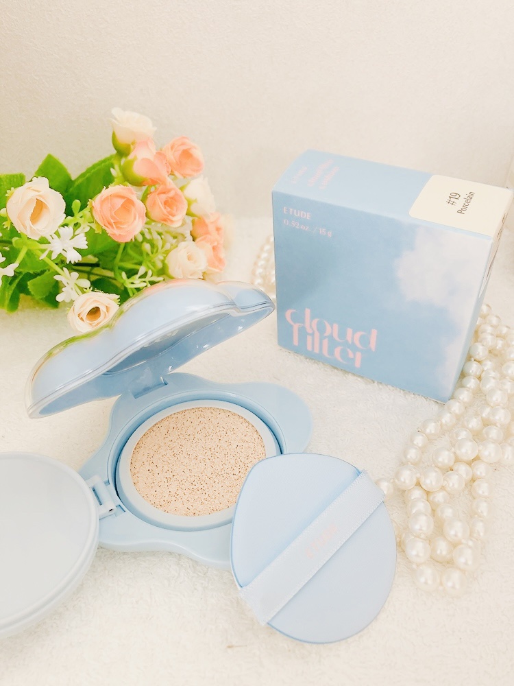 クラウドフィルタークッション/ETUDE/クッションファンデーションを使ったクチコミ（1枚目）