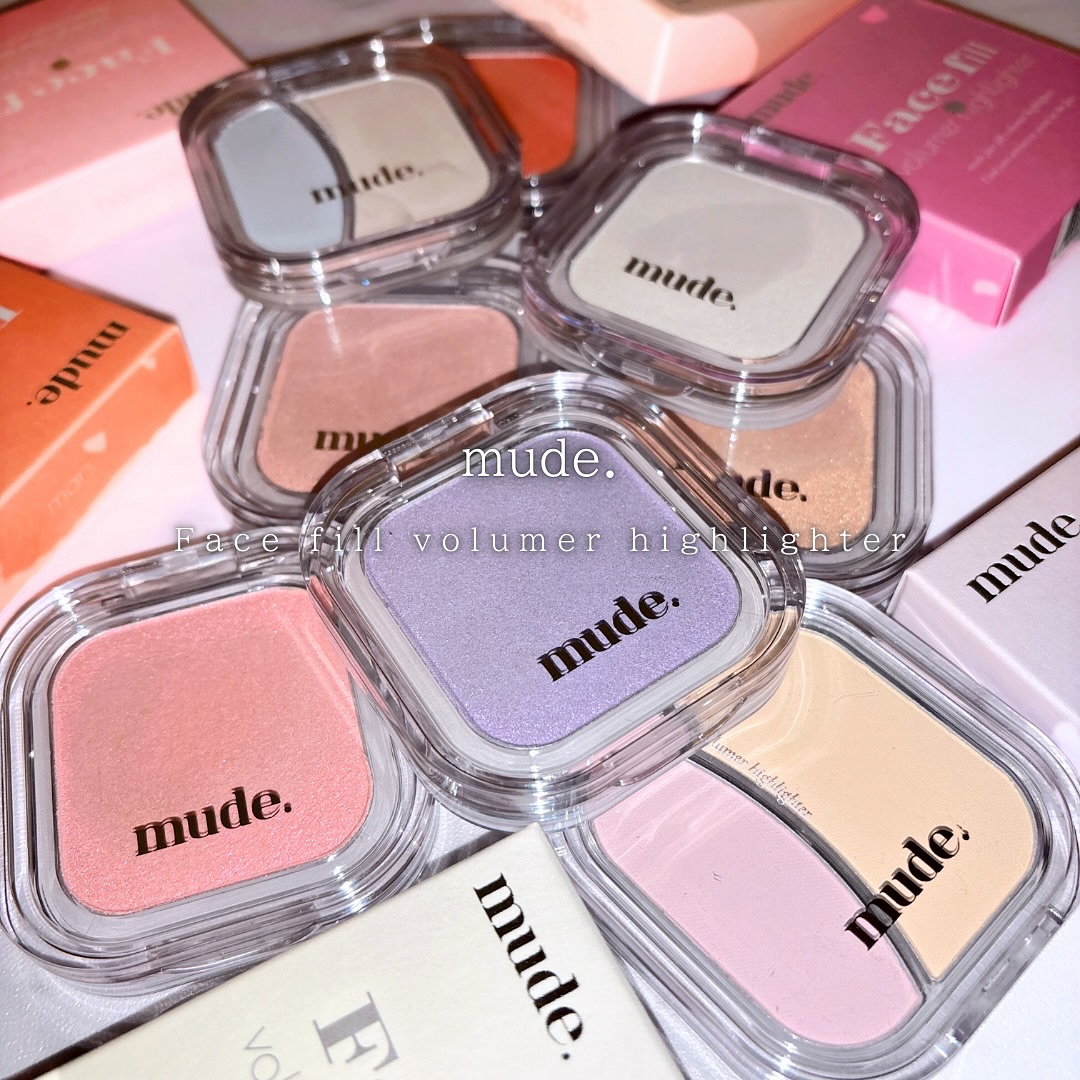 フェイスフィルボリューマーハイライター/mude/パウダーハイライトを使ったクチコミ（1枚目）