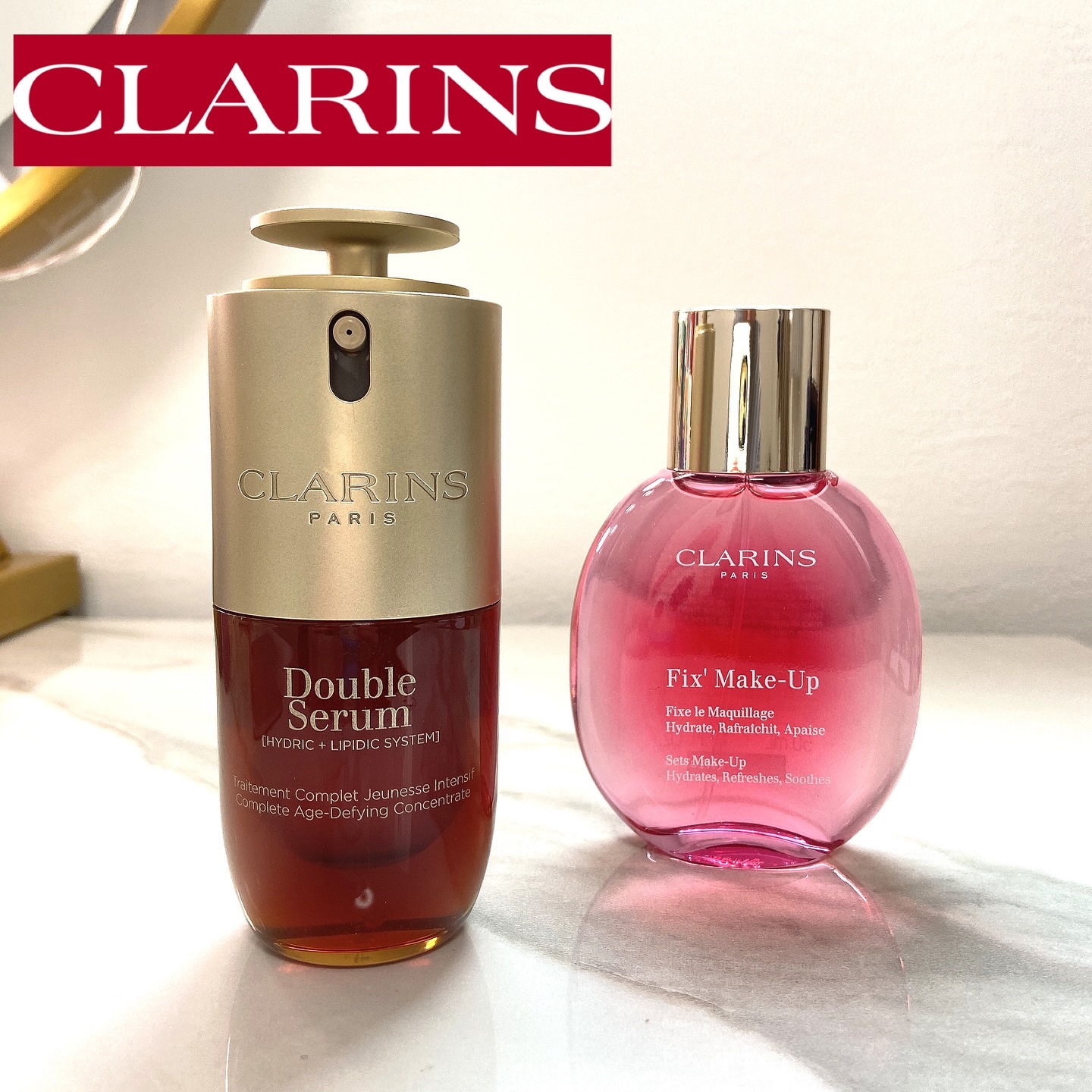 フィックス メイクアップ N/CLARINS/ミスト状化粧水を使ったクチコミ（1枚目）